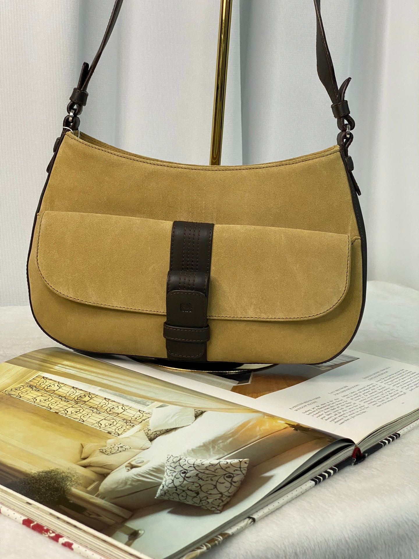 LOEWE Suede Shoulderbag