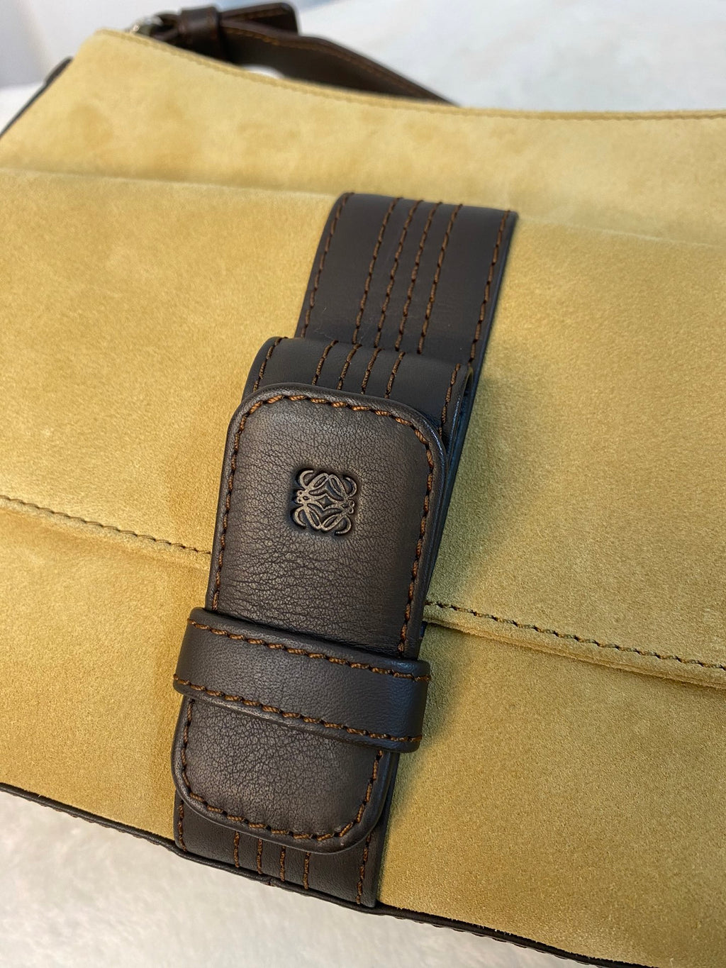LOEWE Suede Shoulderbag