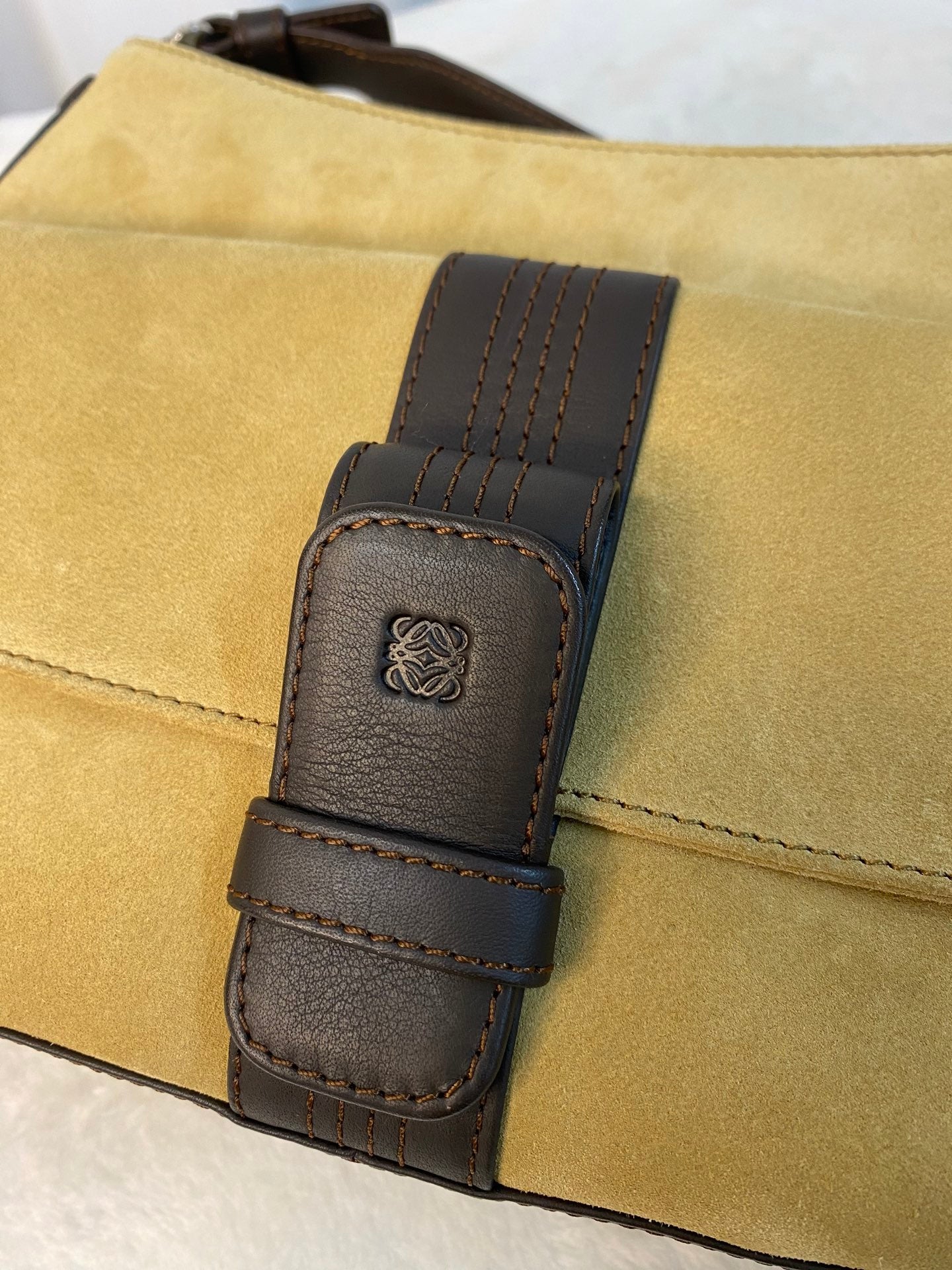 LOEWE Suede Shoulderbag