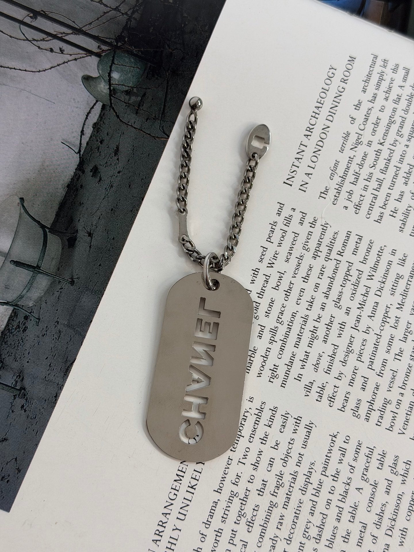 CHANEL Logo Keyholder