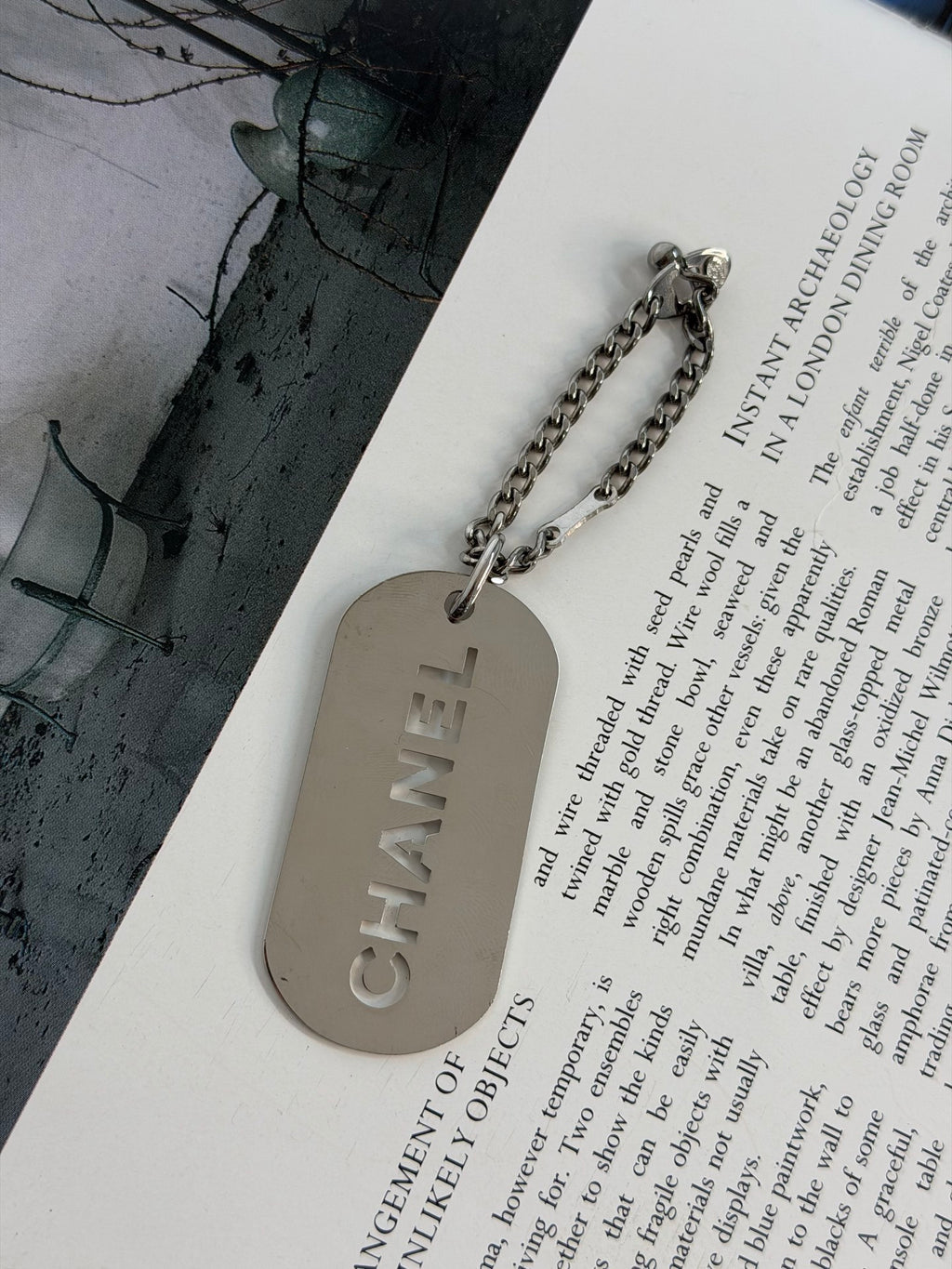 CHANEL Logo Keyholder