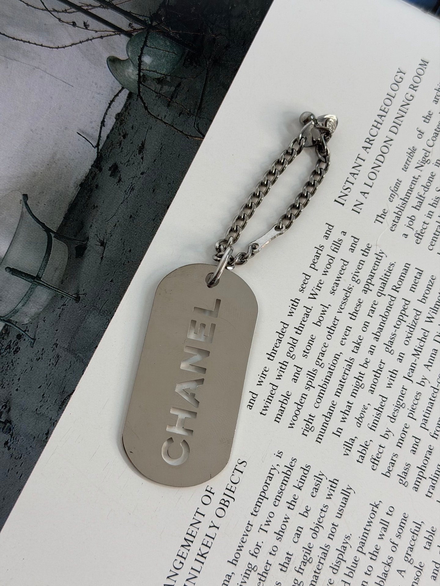 CHANEL Logo Keyholder
