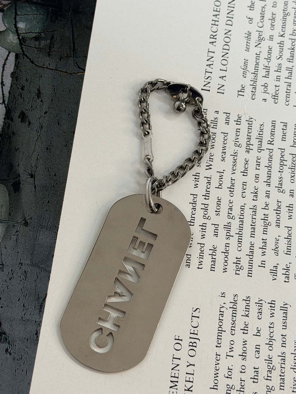 CHANEL Logo Keyholder