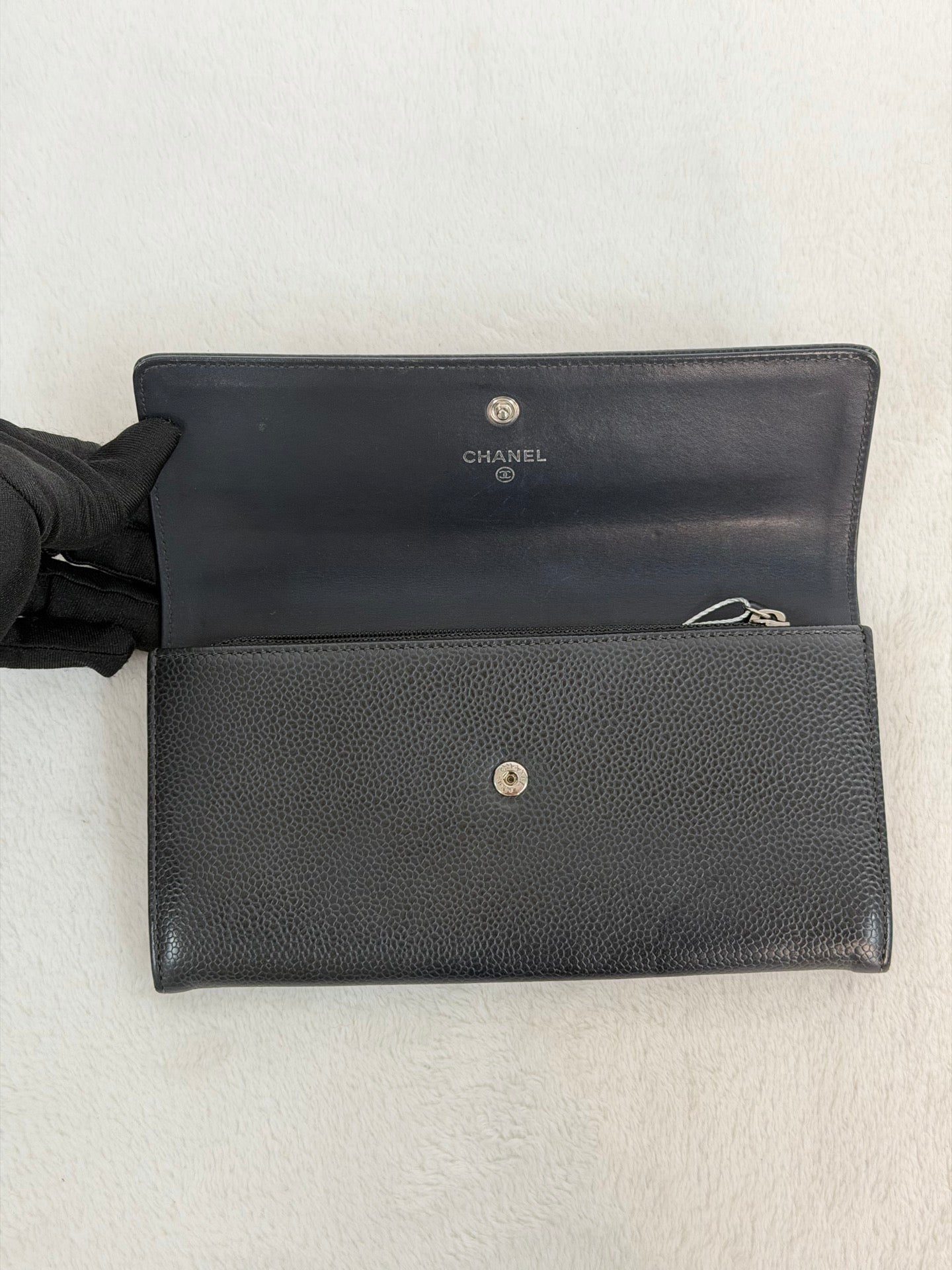 CHANEL Cavier Purse