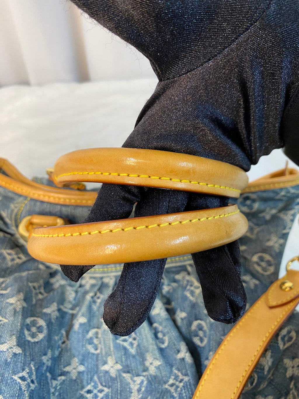 LOUIS VUITTON Monogram Denim Shoulderbag