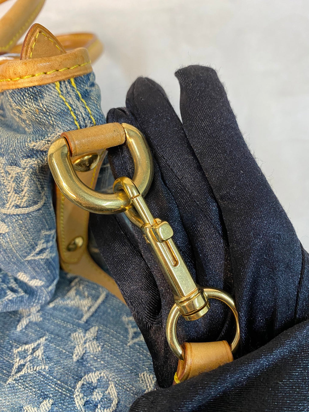 LOUIS VUITTON Monogram Denim Shoulderbag