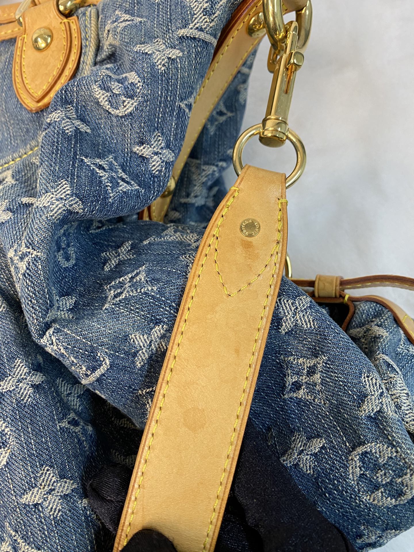 LOUIS VUITTON Monogram Denim Shoulderbag