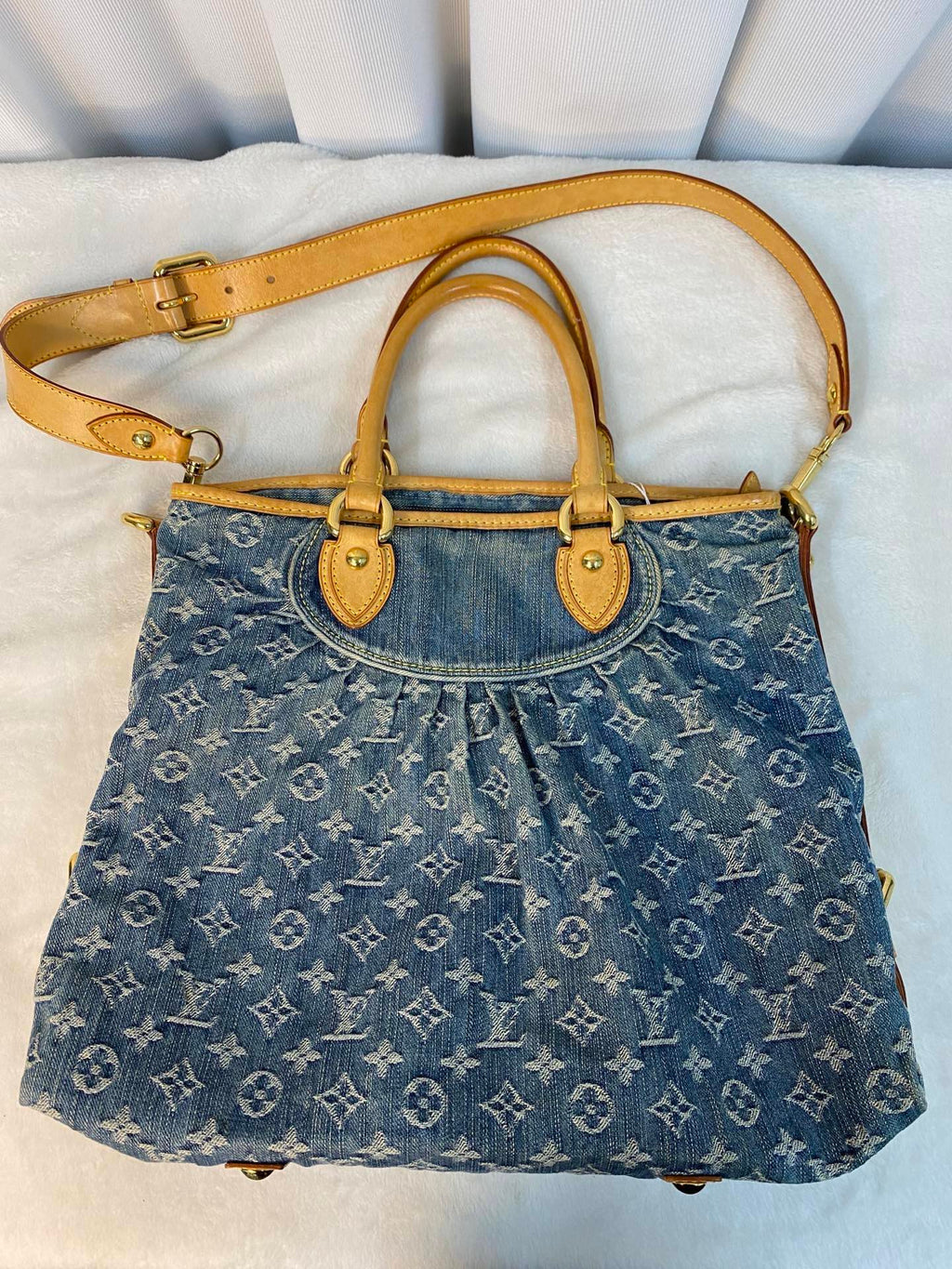 LOUIS VUITTON Monogram Denim Shoulderbag