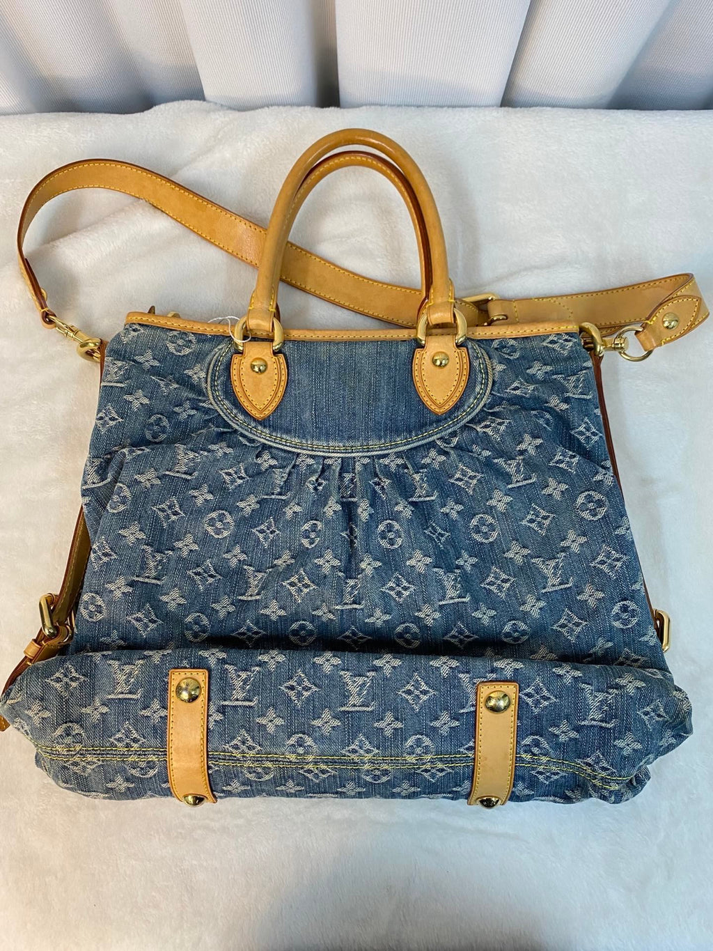 LOUIS VUITTON Monogram Denim Shoulderbag