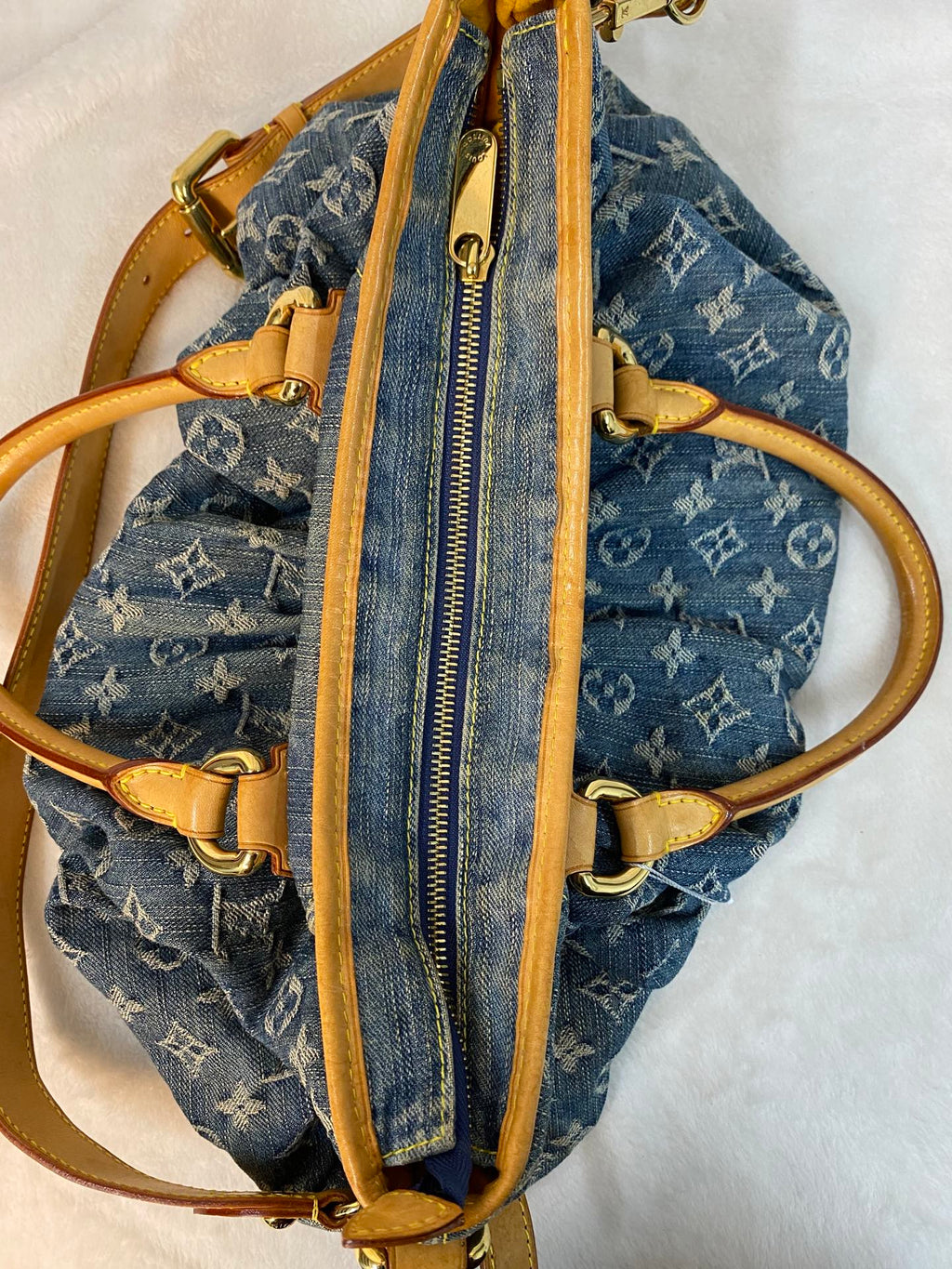 LOUIS VUITTON Monogram Denim Shoulderbag