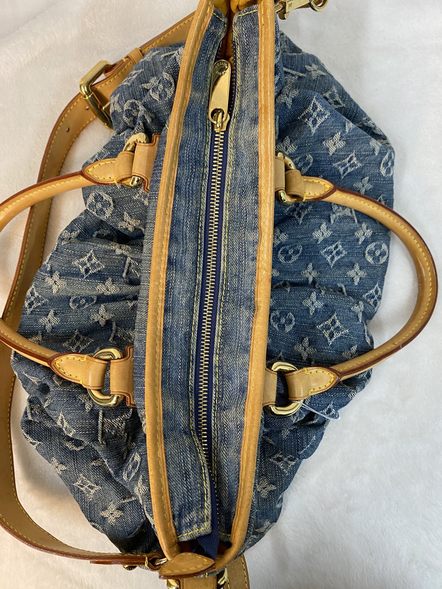 LOUIS VUITTON Monogram Denim Shoulderbag