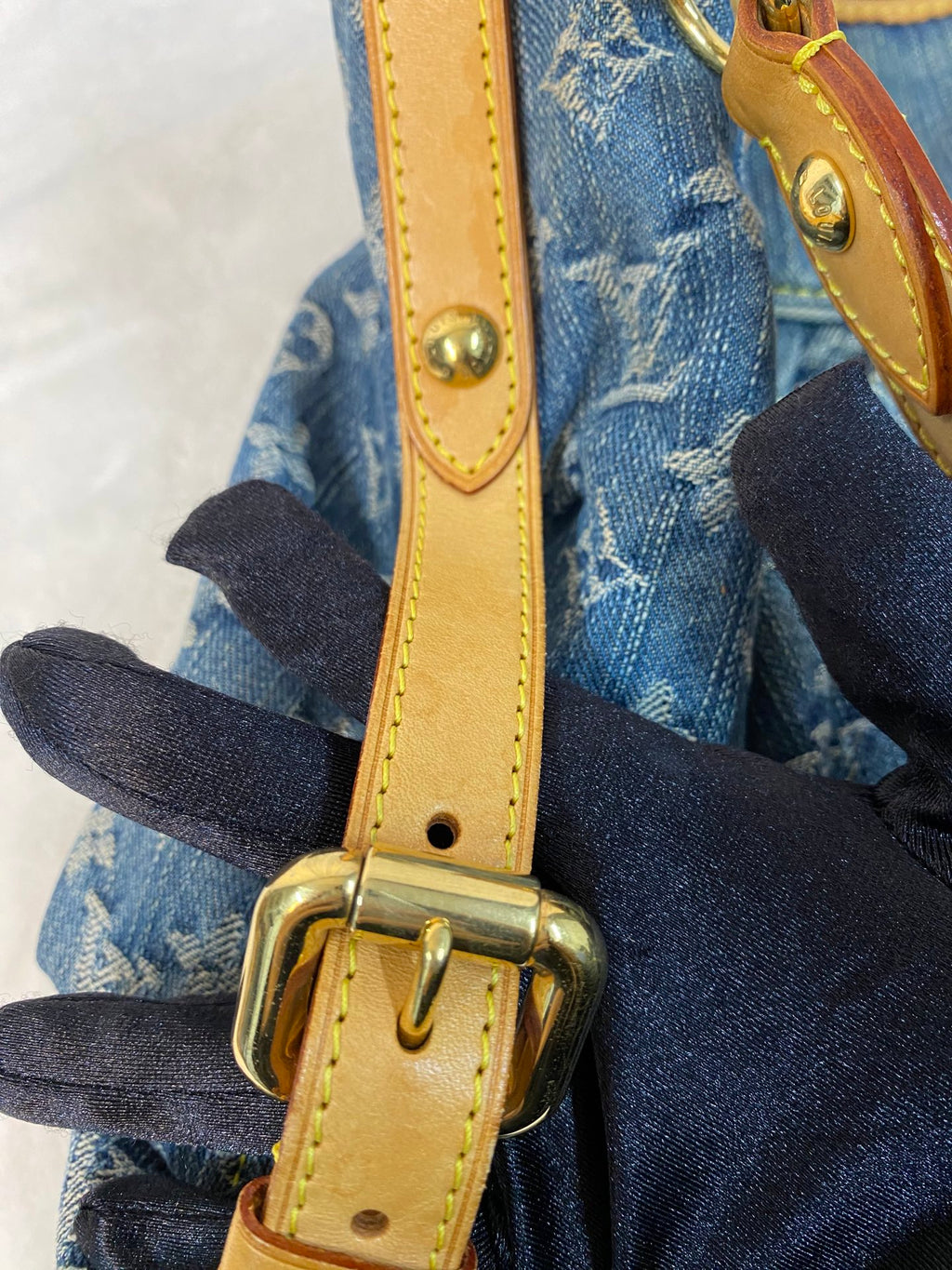 LOUIS VUITTON Monogram Denim Shoulderbag
