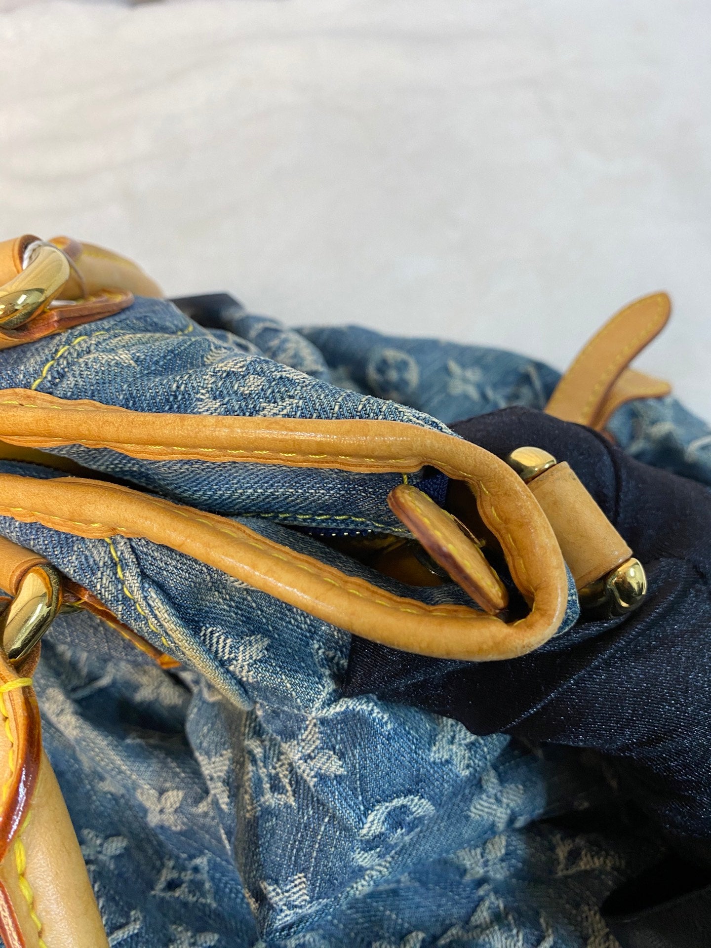 LOUIS VUITTON Monogram Denim Shoulderbag
