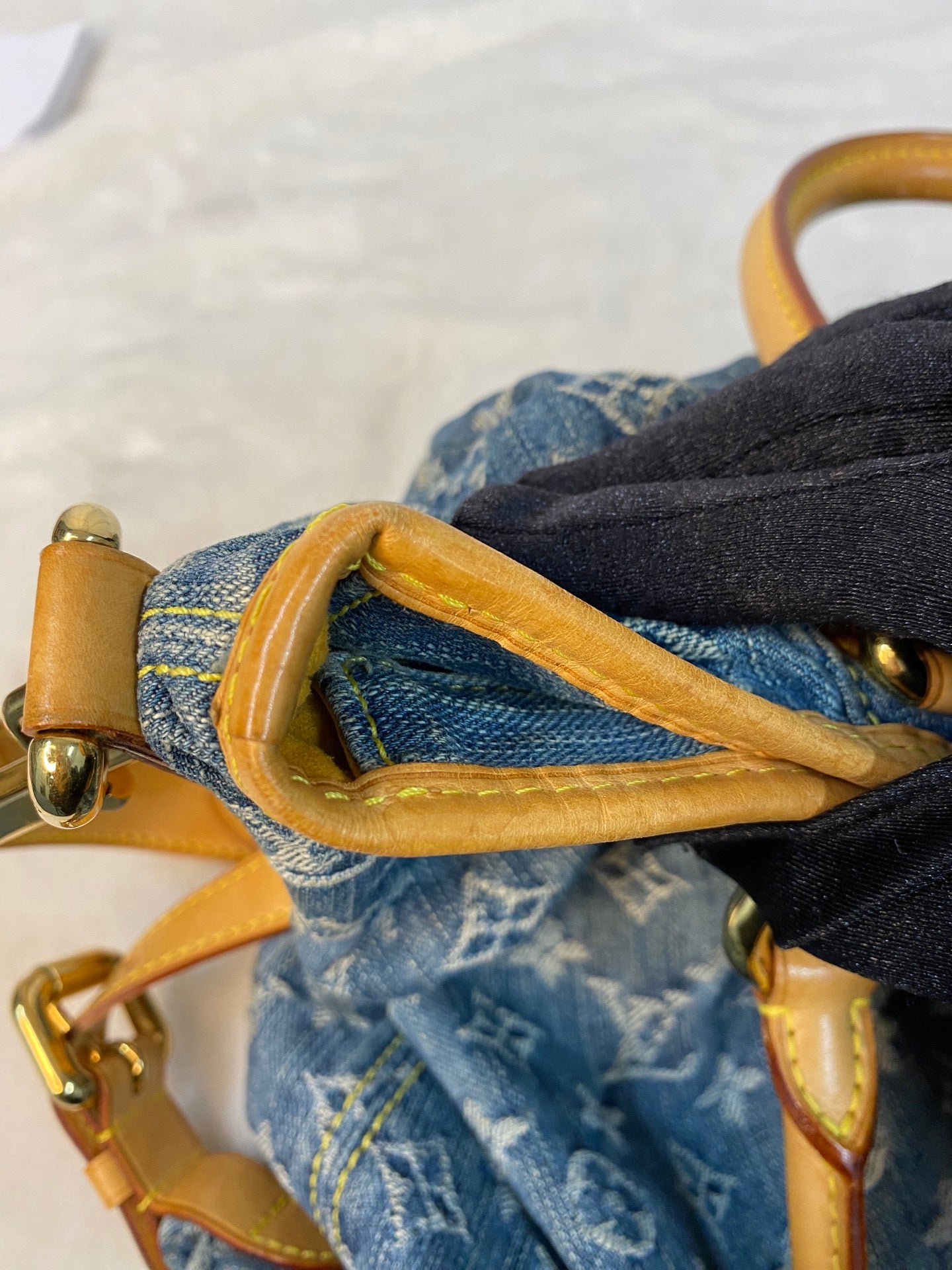 LOUIS VUITTON Monogram Denim Shoulderbag