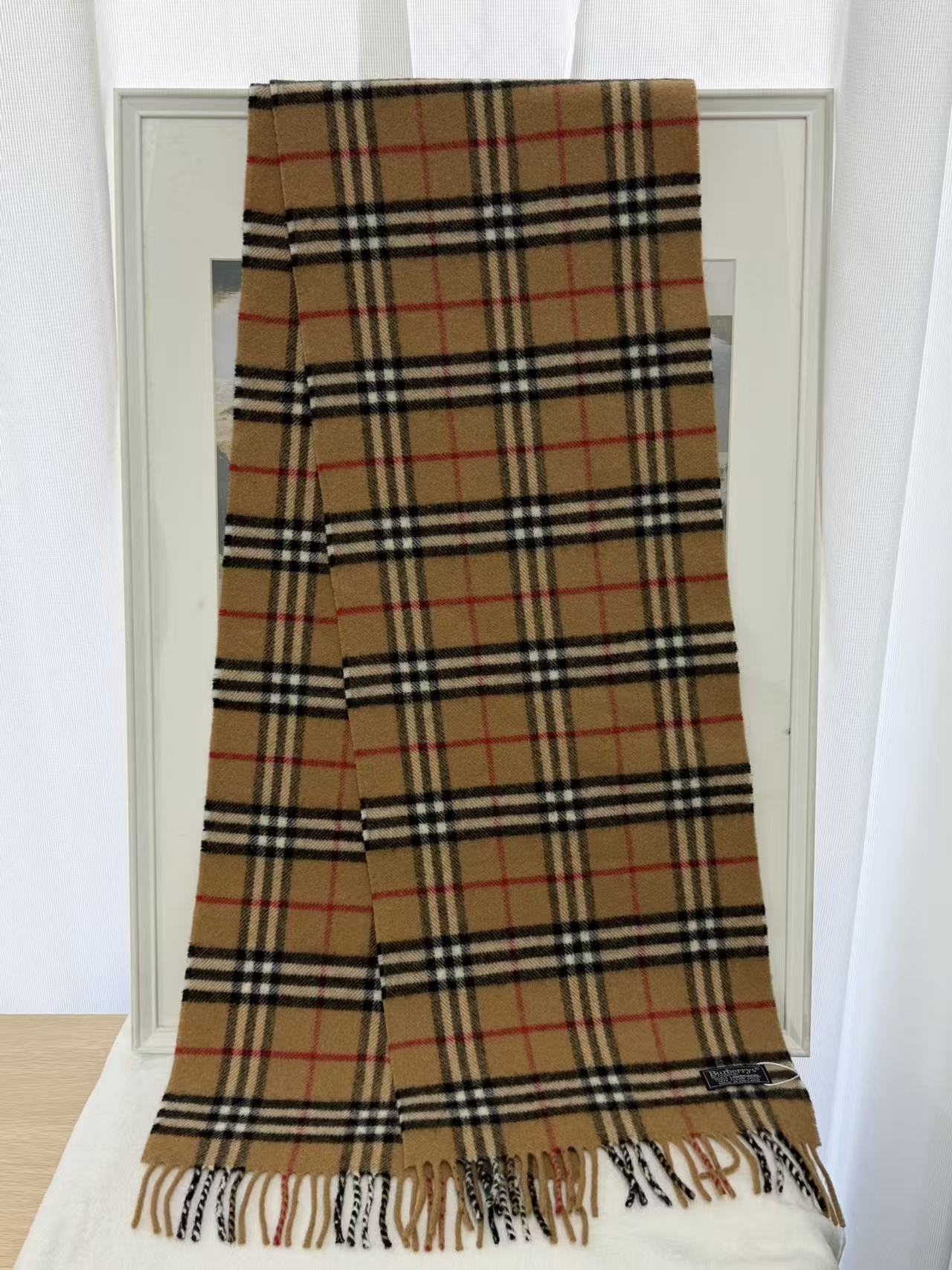 BURBERRY Check-pattern Scarf