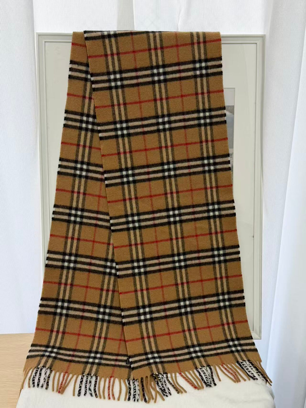 BURBERRY Check-pattern Scarf