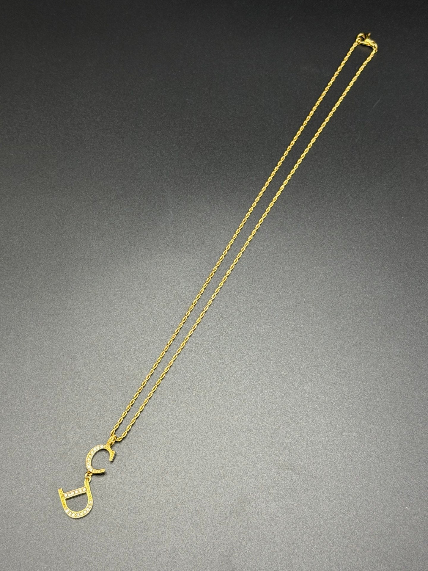 CHRISTIAN DIOR ReinestoneNecklace Set