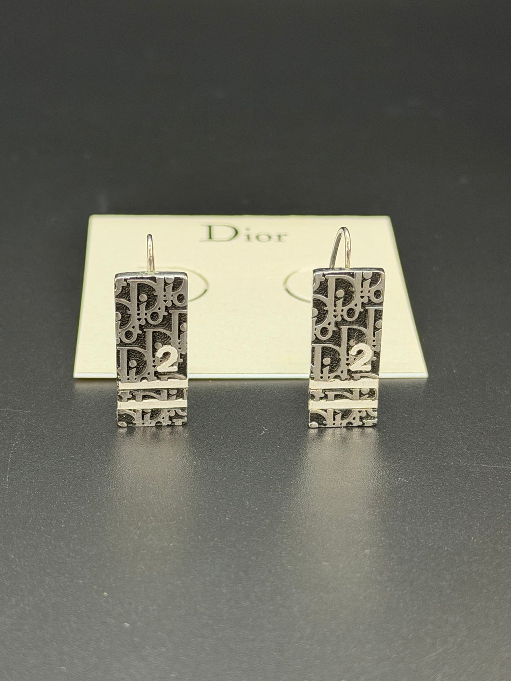 CHRISTIAN DIOR Oblique Earring