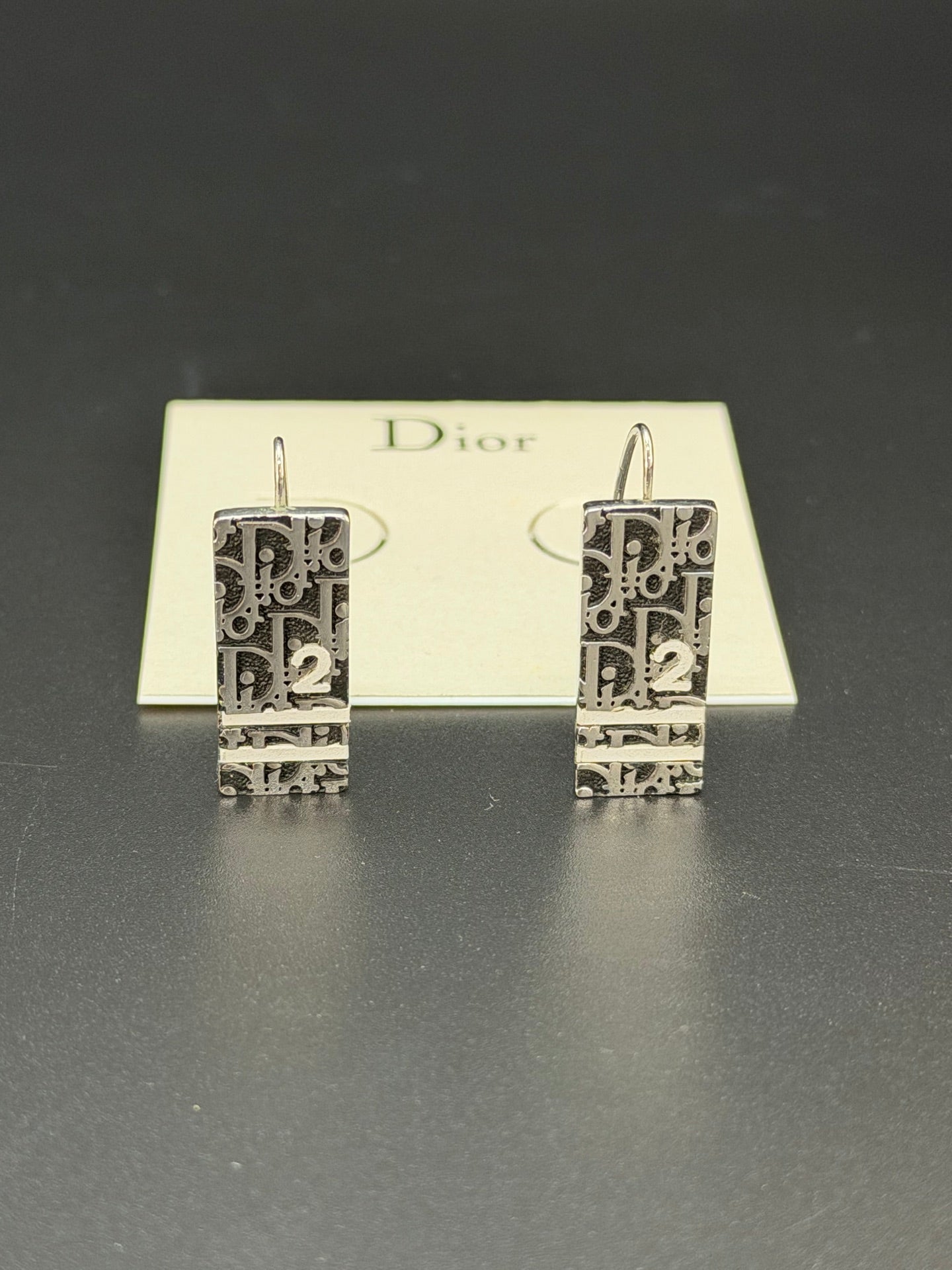 CHRISTIAN DIOR Oblique Earring