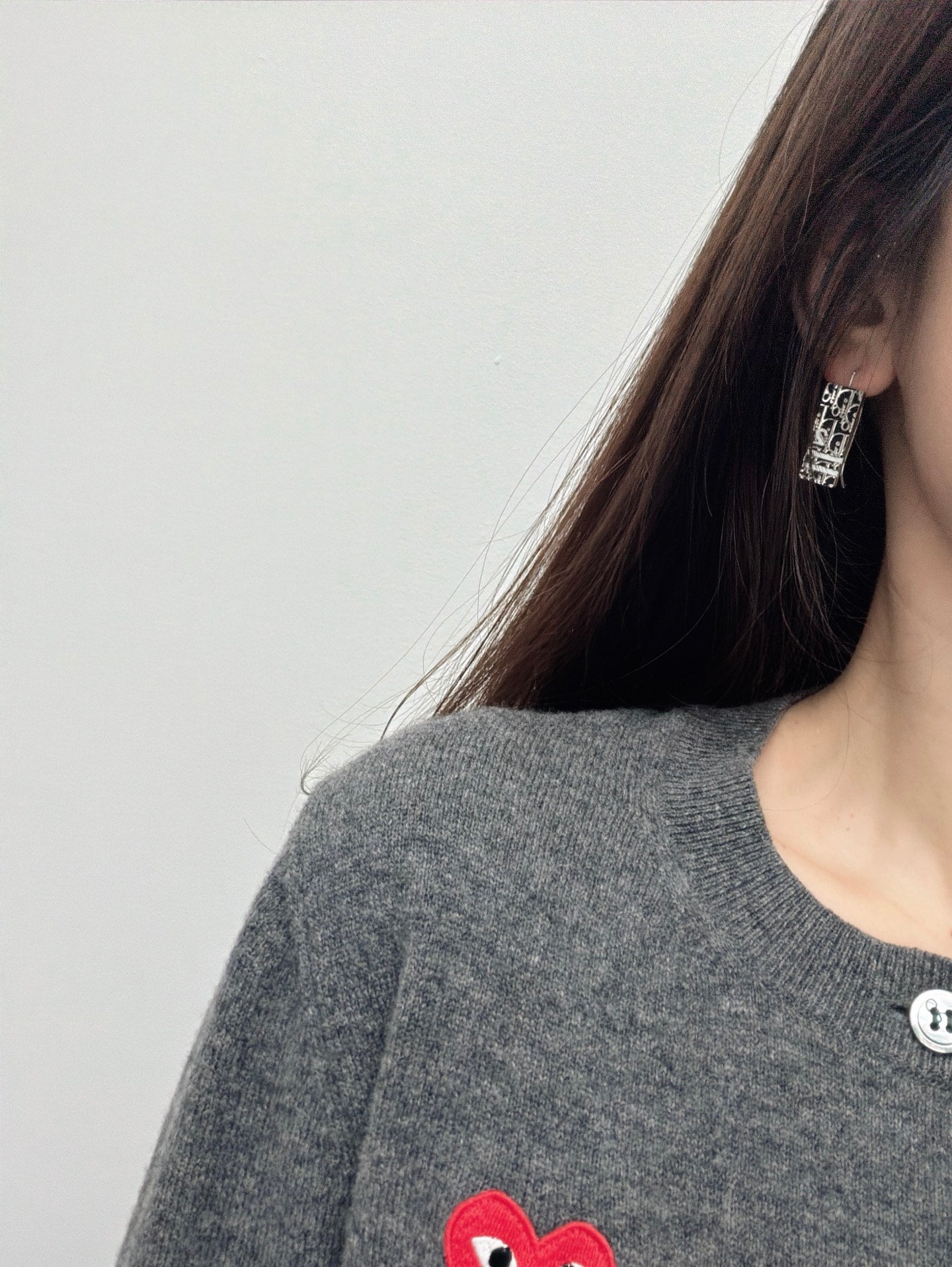 CHRISTIAN DIOR Oblique Earring