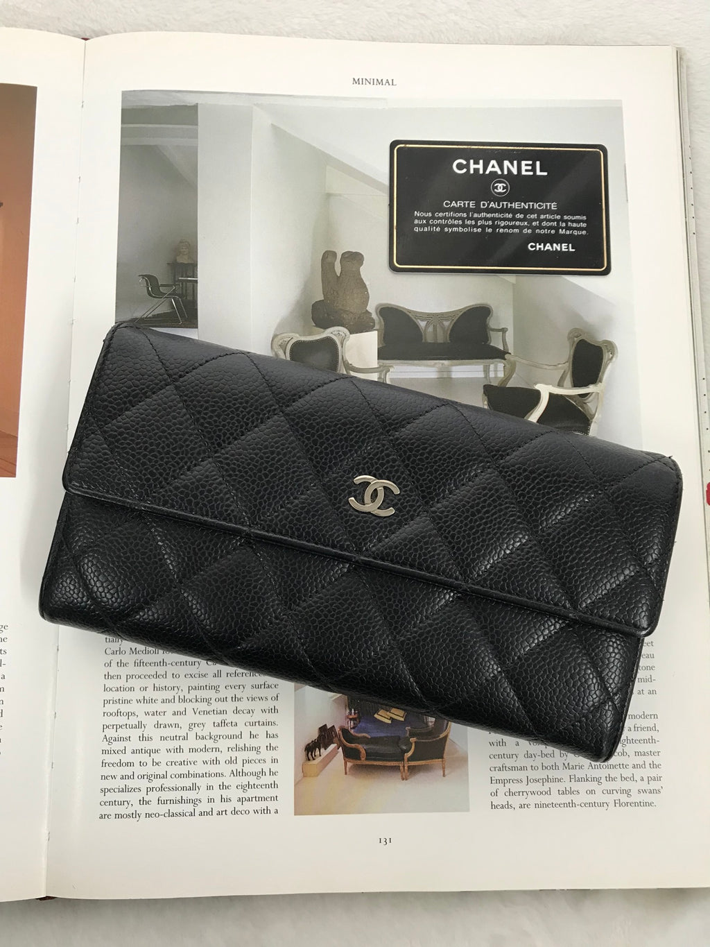 CHANEL Cavier Wallet