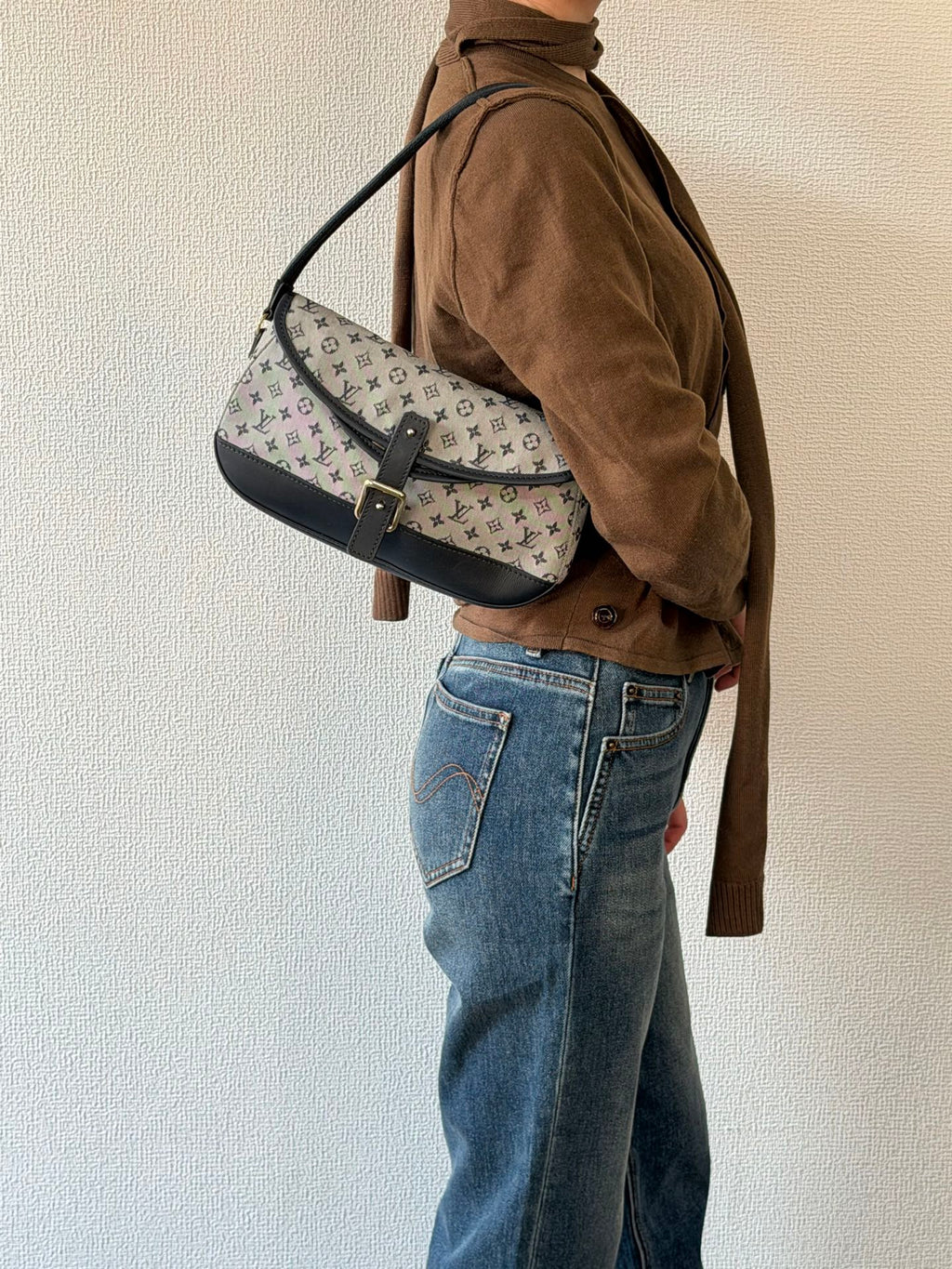 LOUIS VUITTON Monogram Denim Shoulderbag
