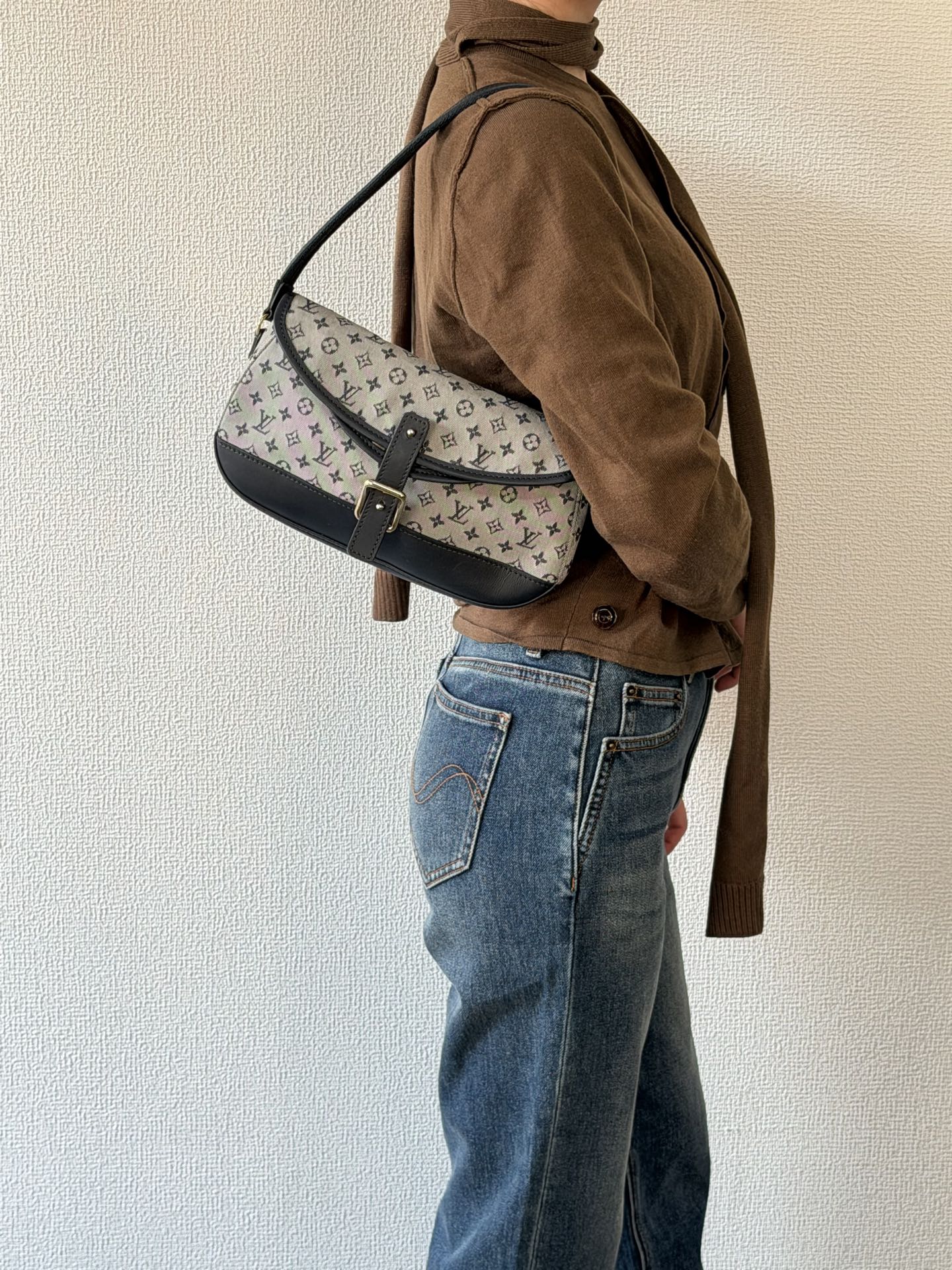 LOUIS VUITTON Monogram Denim Shoulderbag
