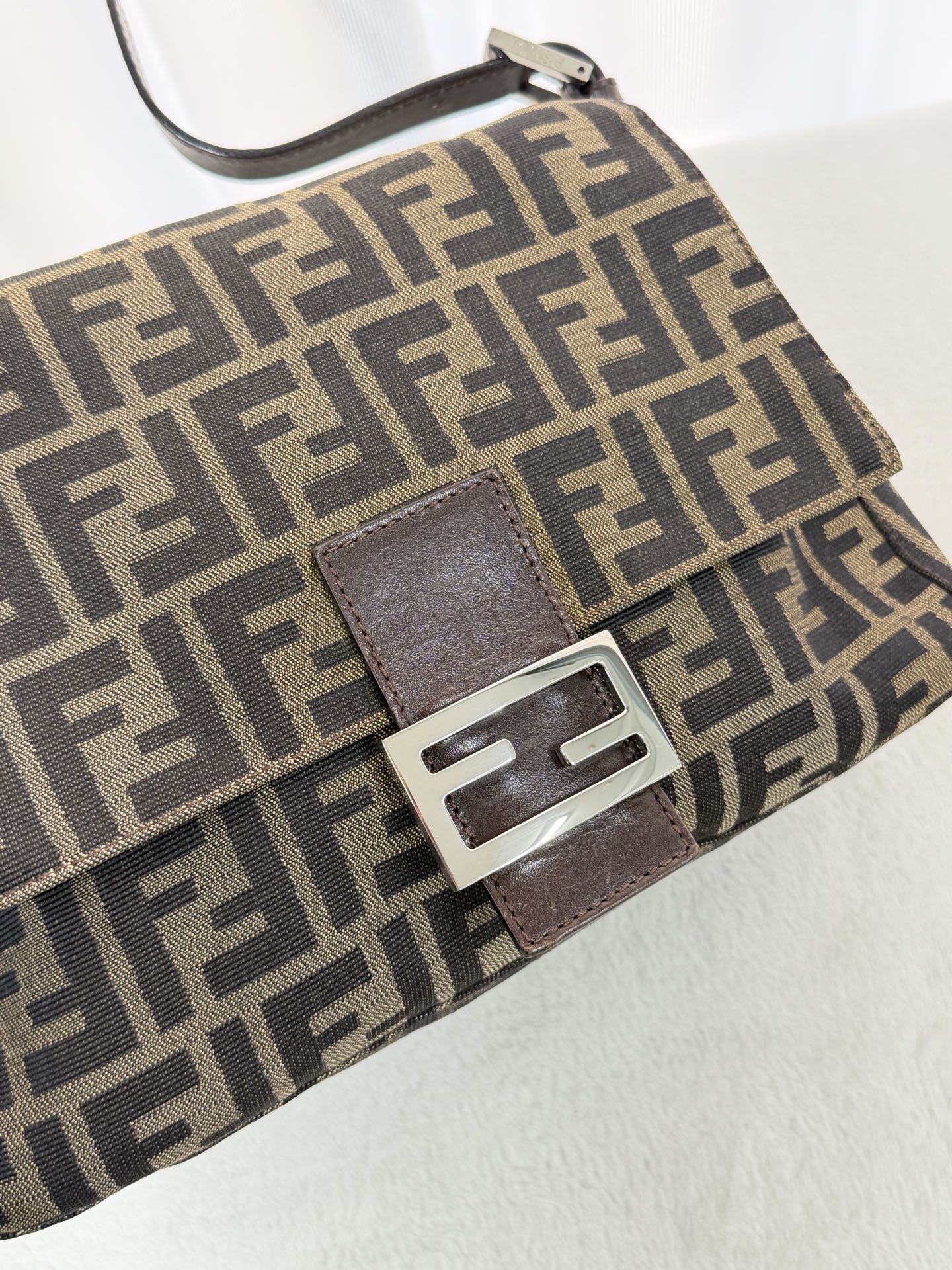FENDI Zucca Baguette Shoulderbag