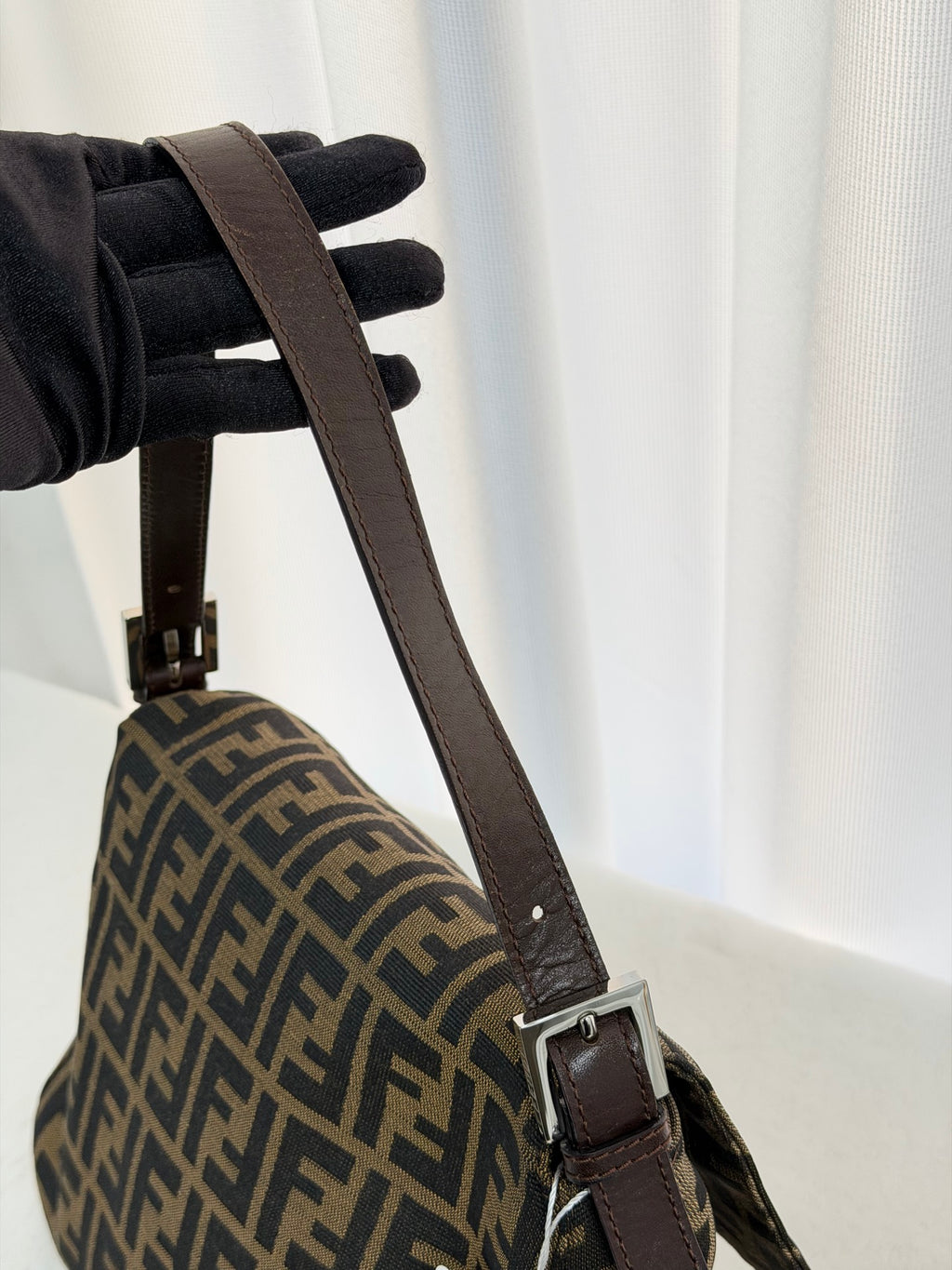 FENDI Zucca Baguette Shoulderbag