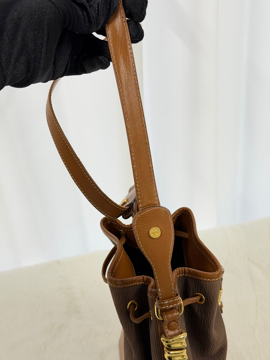 CELINE Macadam Bucket Shoulderbag