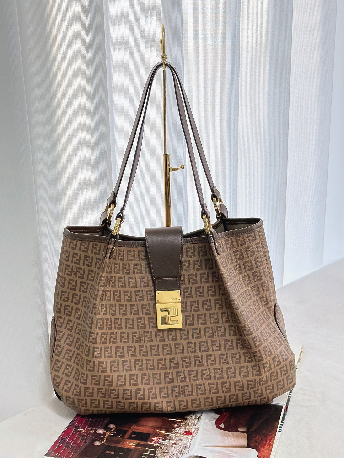 FENDI Zucchino Totebag