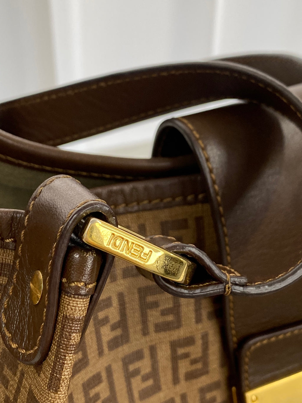 FENDI Zucchino Totebag