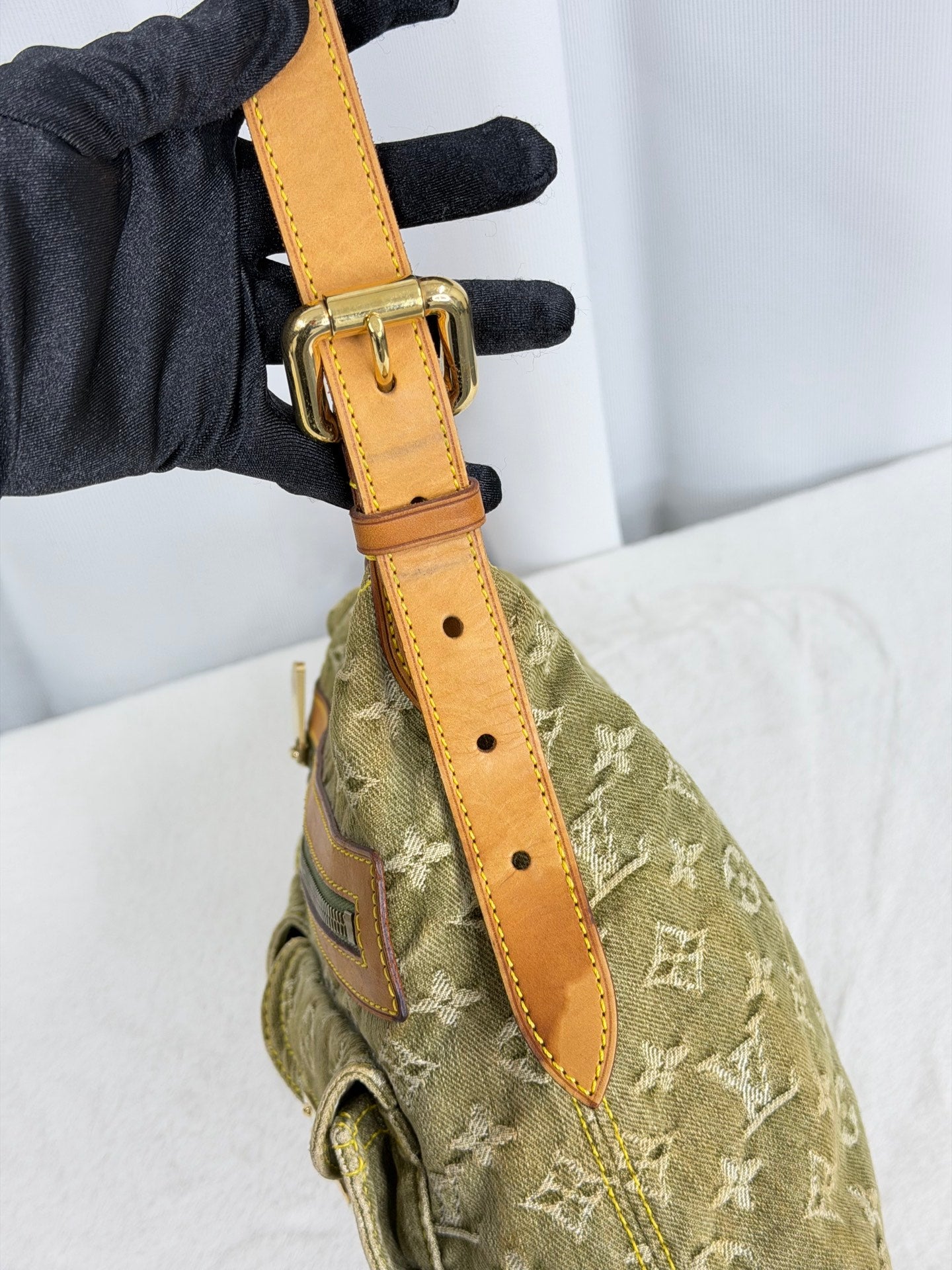 LOUIS VUITTON Monogram Denim Shoulder bag