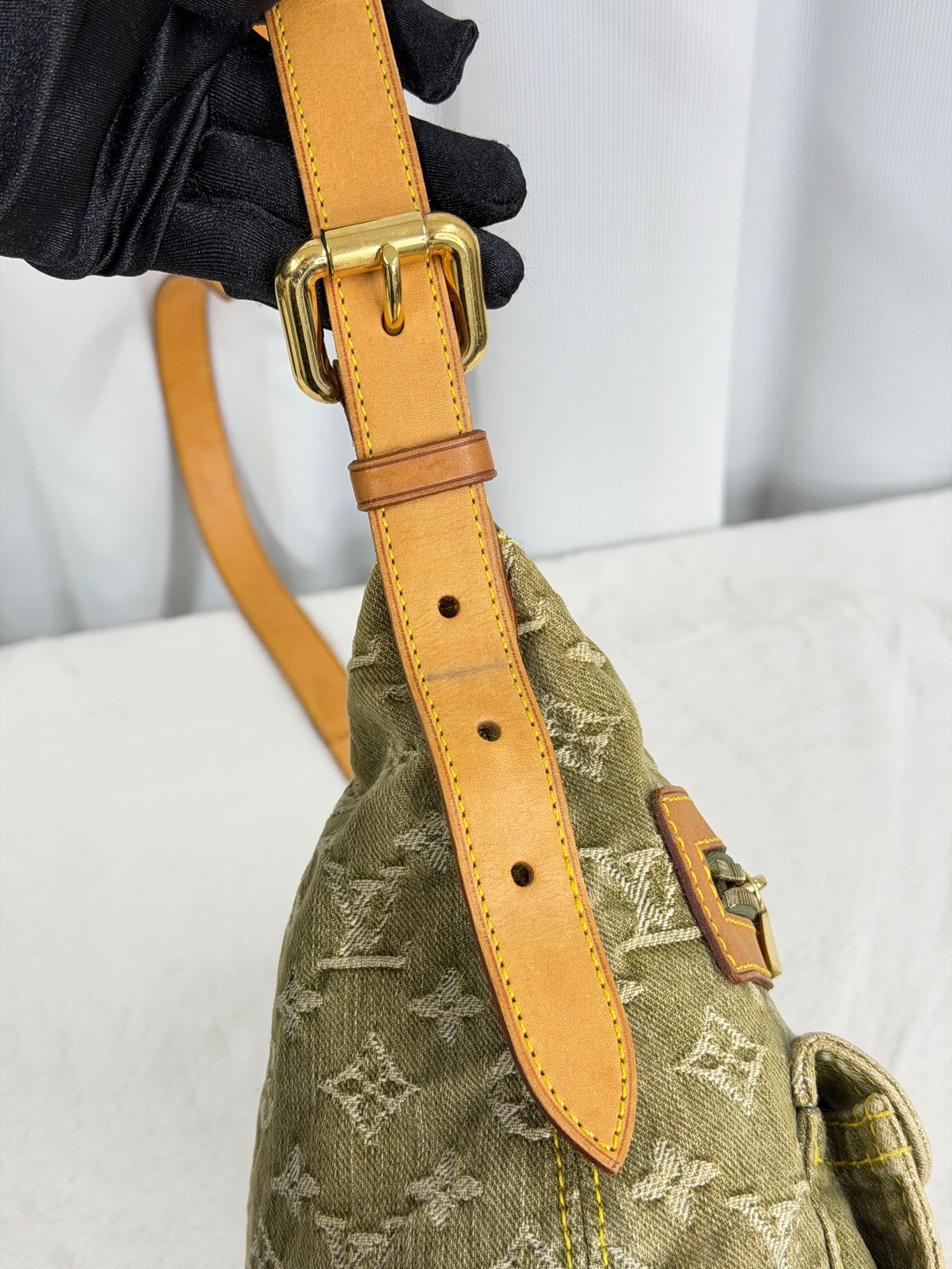 LOUIS VUITTON Monogram Denim Shoulder bag