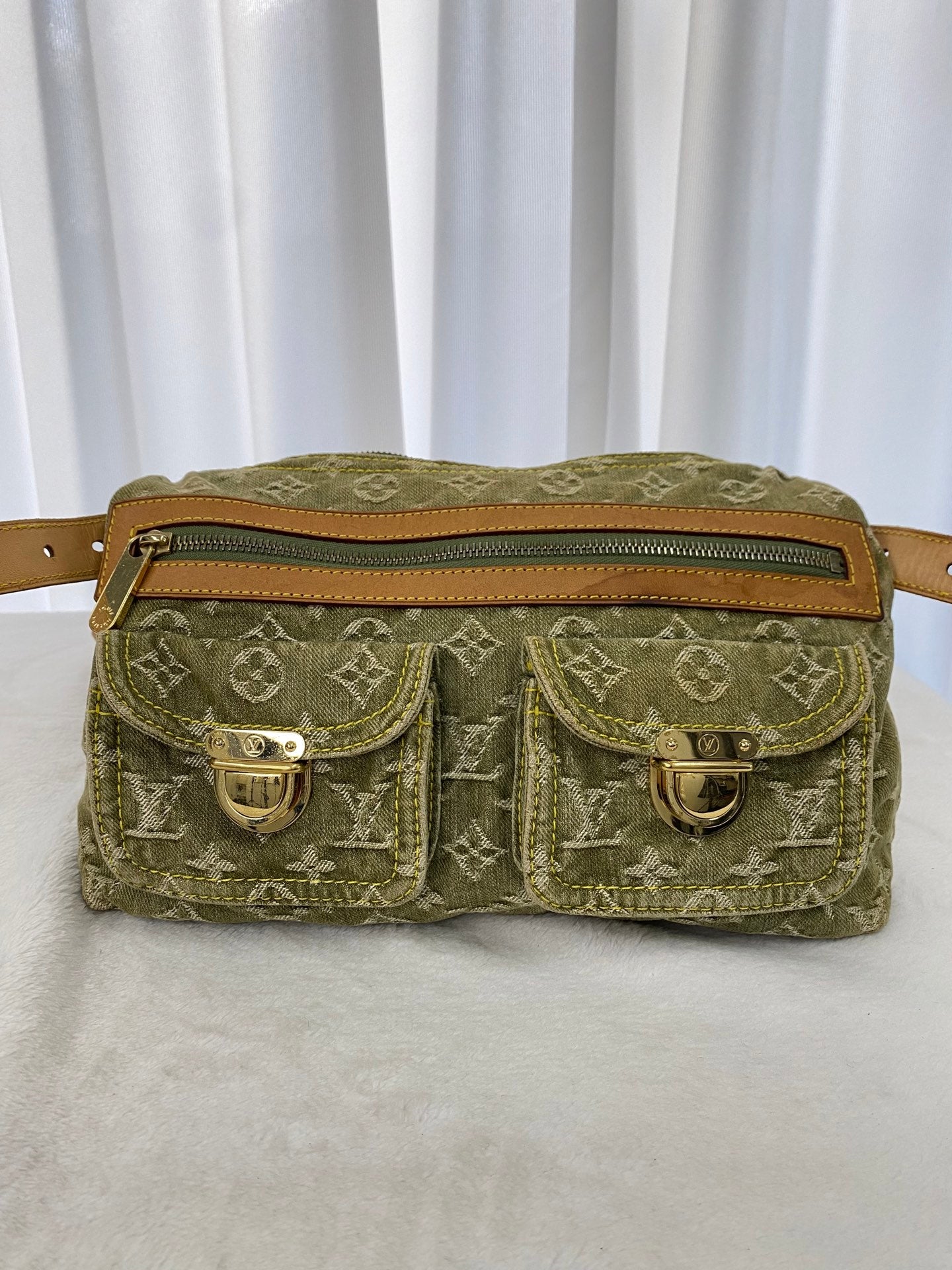 LOUIS VUITTON Monogram Denim Shoulder bag