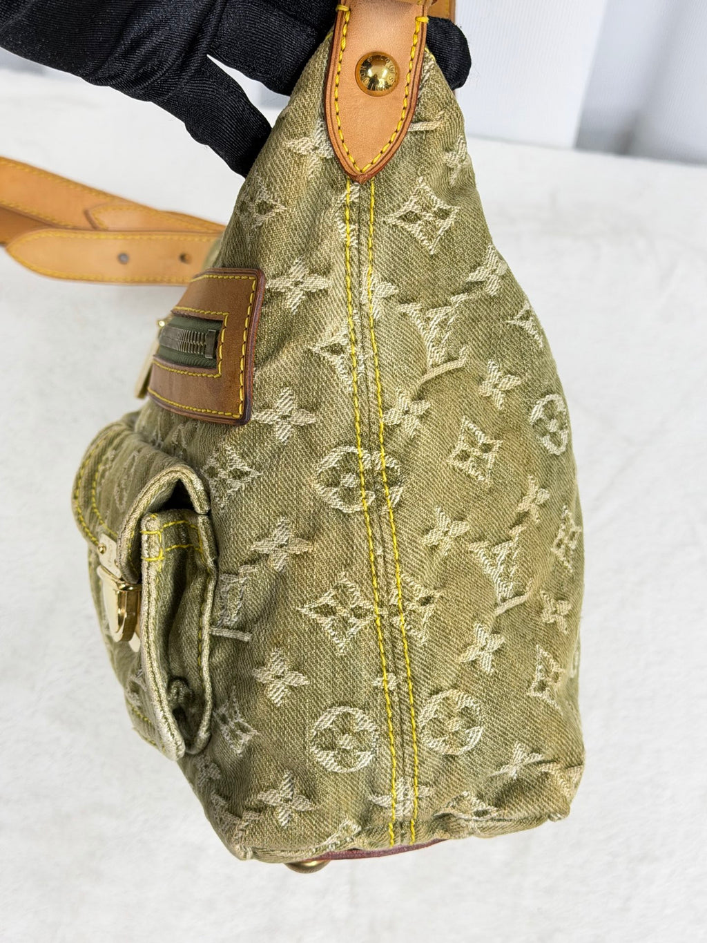 LOUIS VUITTON Monogram Denim Shoulder bag