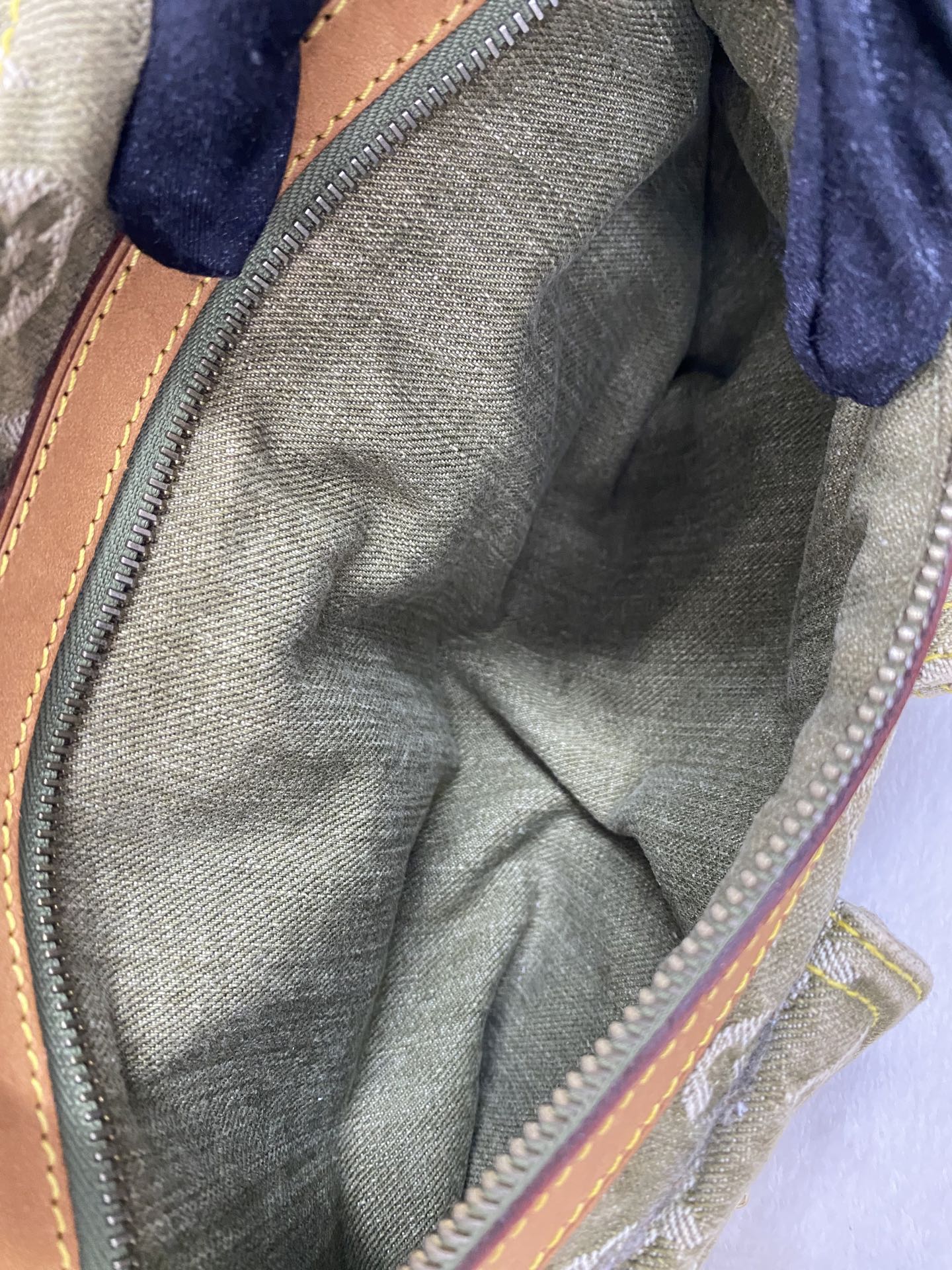 LOUIS VUITTON Monogram Denim Shoulder bag