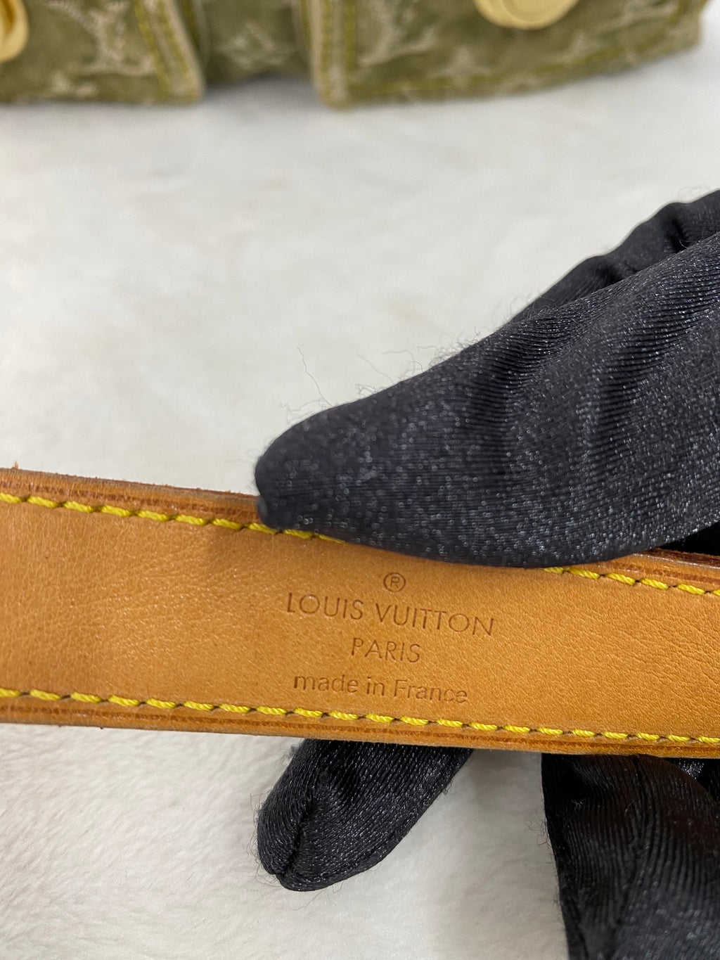 LOUIS VUITTON Monogram Denim Shoulder bag