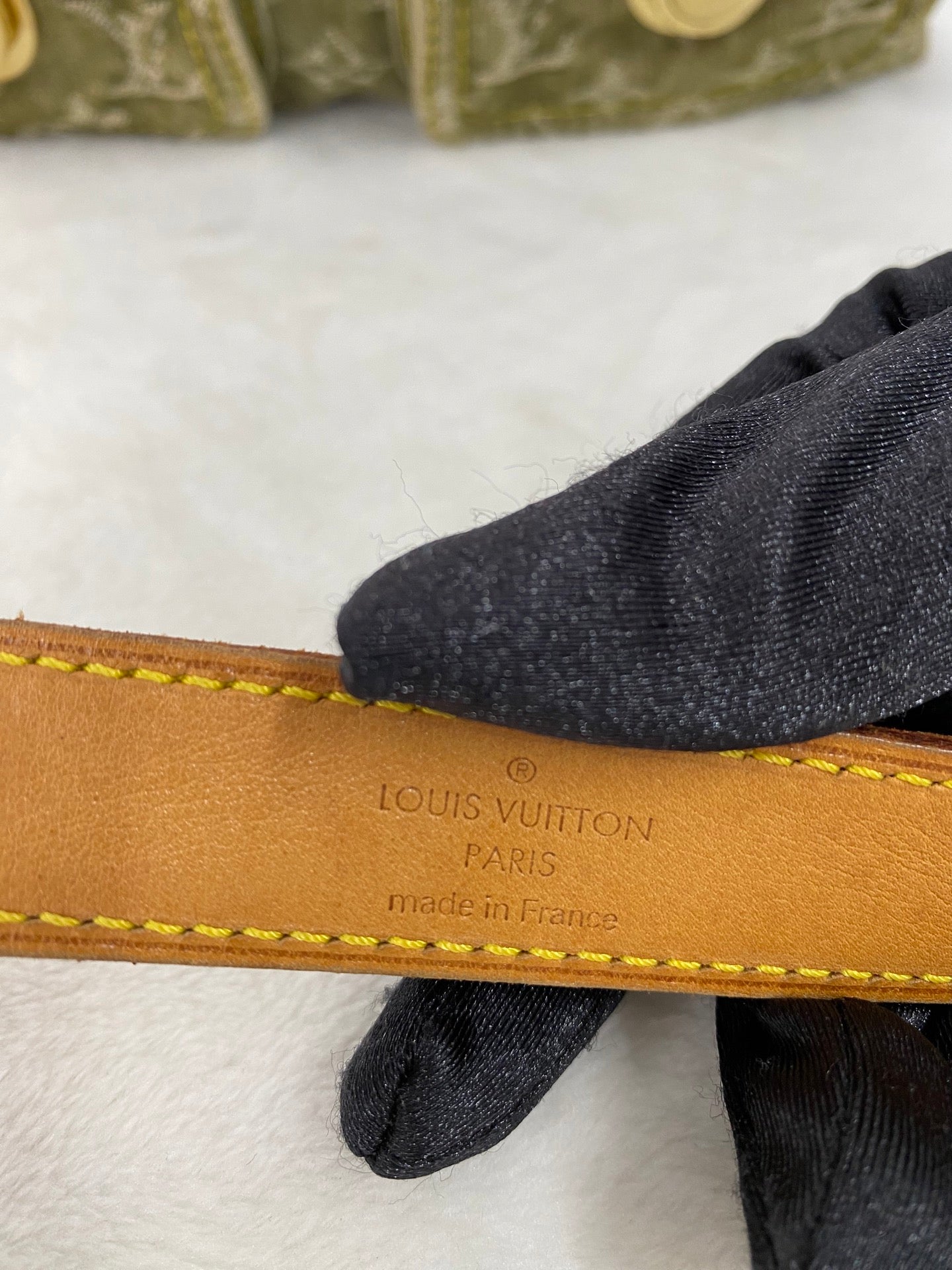LOUIS VUITTON Monogram Denim Shoulder bag