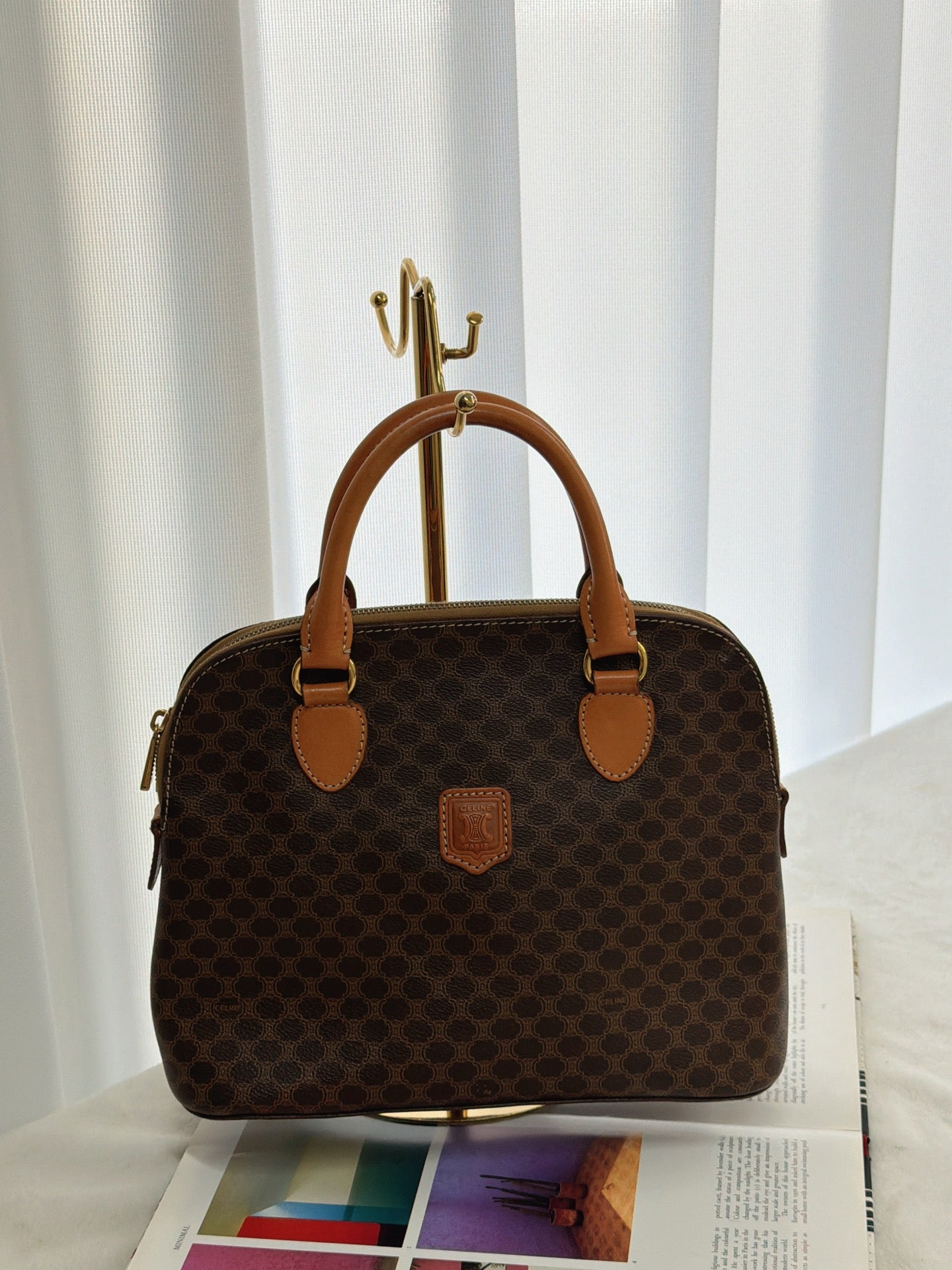 CELINE Macadam Handbag