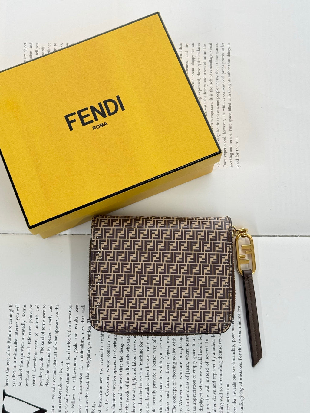 FENDI Zucchino Wallet