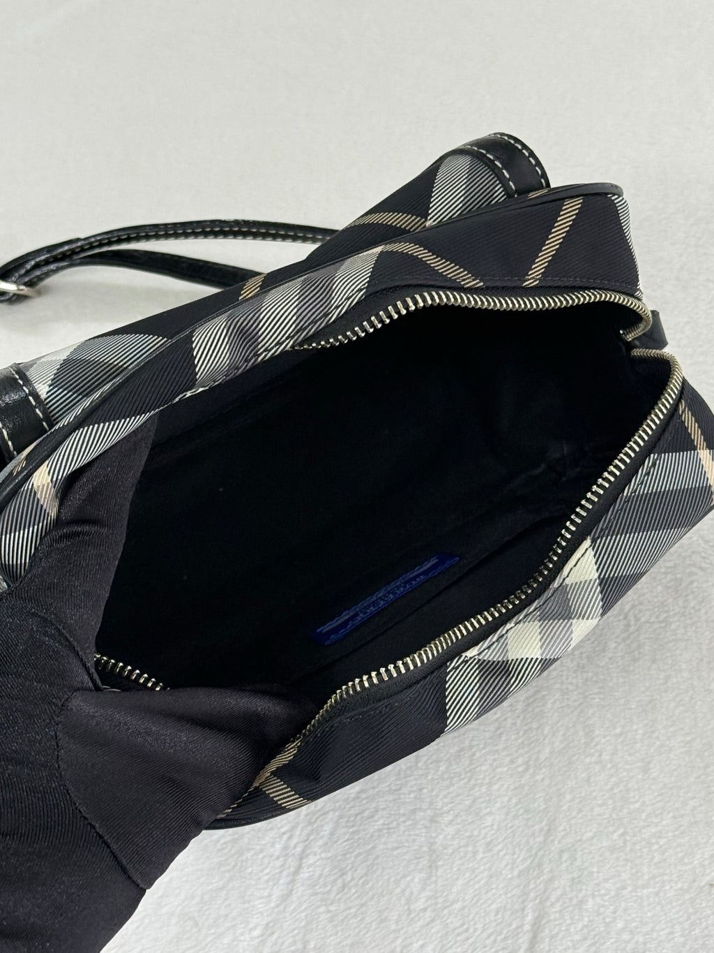 BURBERRY Plaid Pattern Shoulderbag
