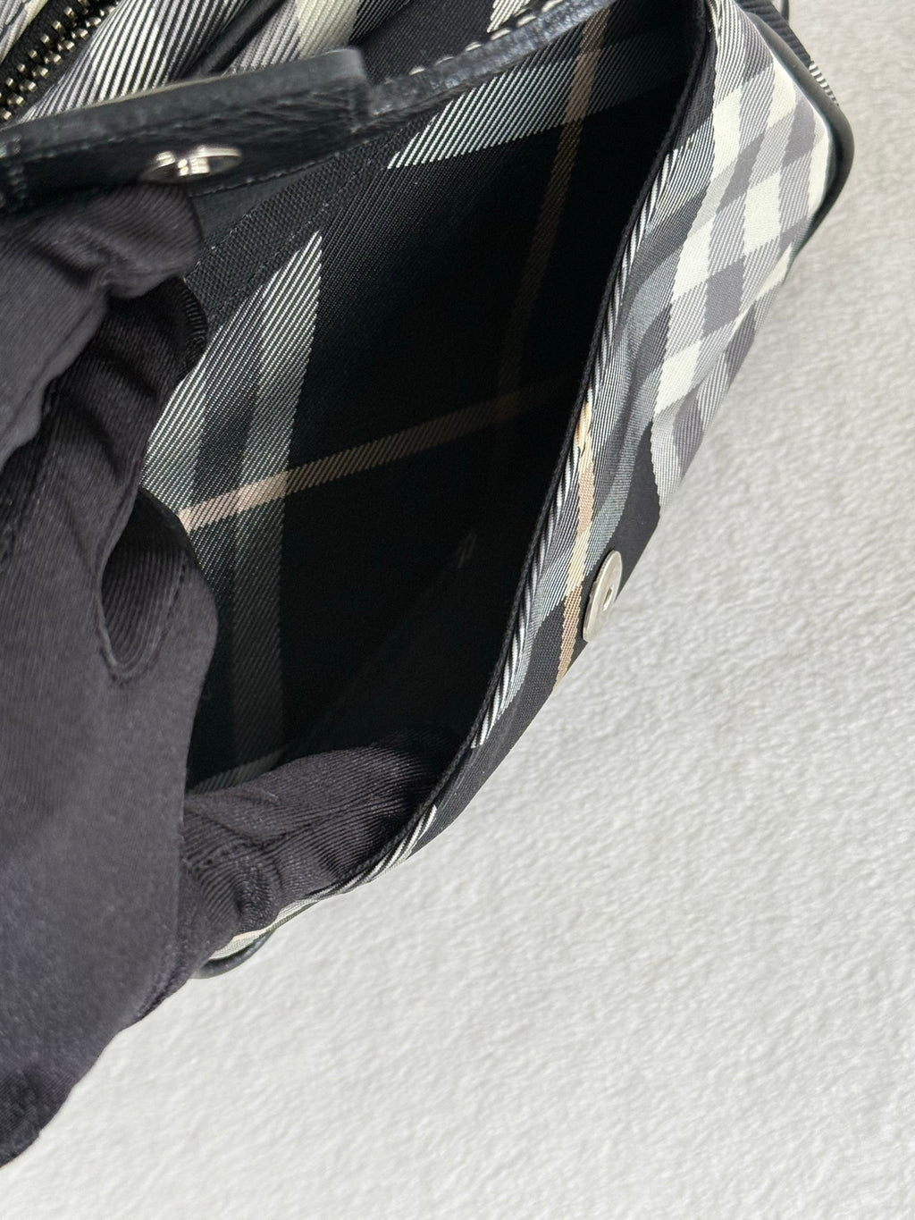 BURBERRY Plaid Pattern Shoulderbag