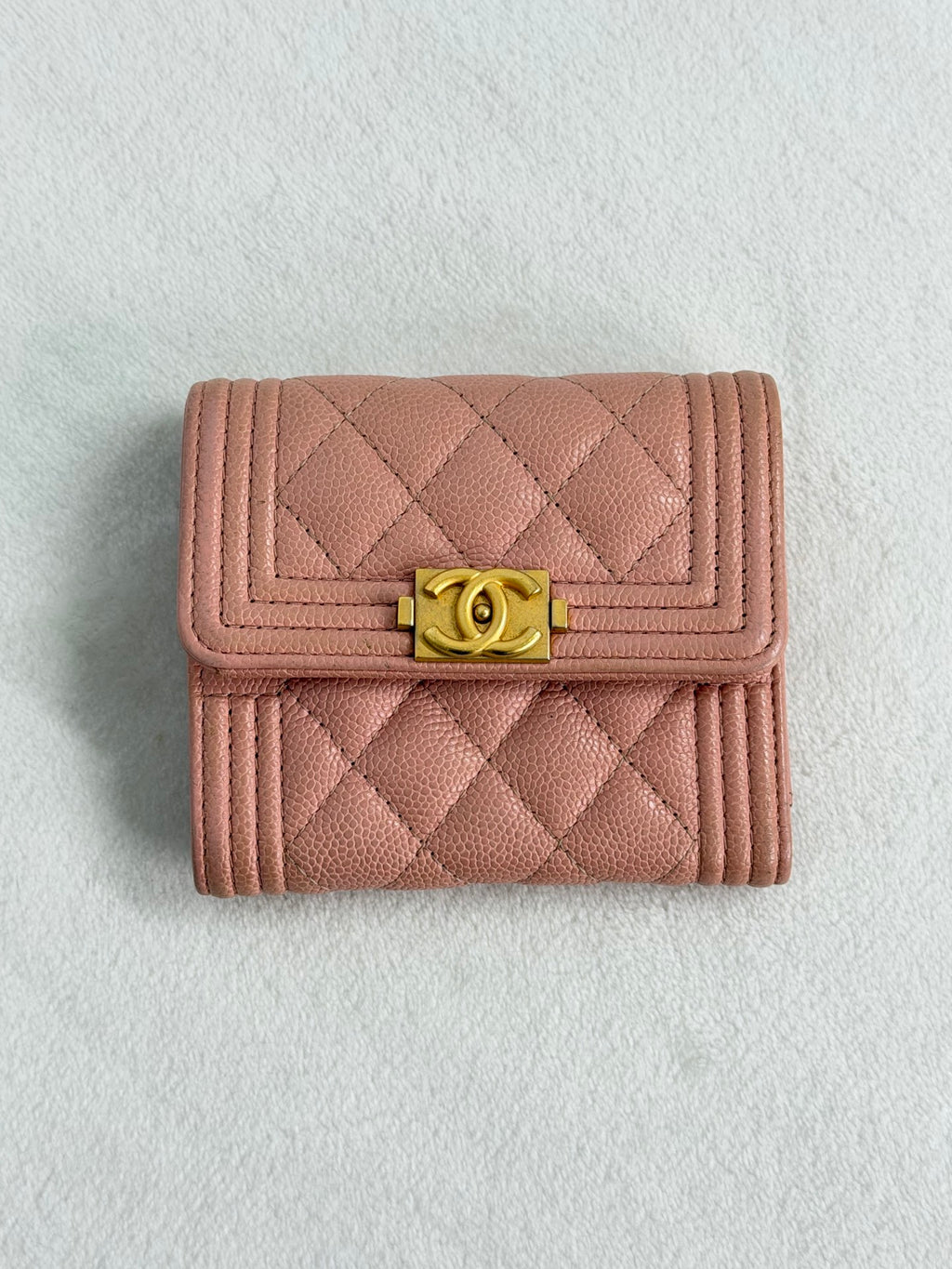 CHANEL Leboy Trifold Wallet