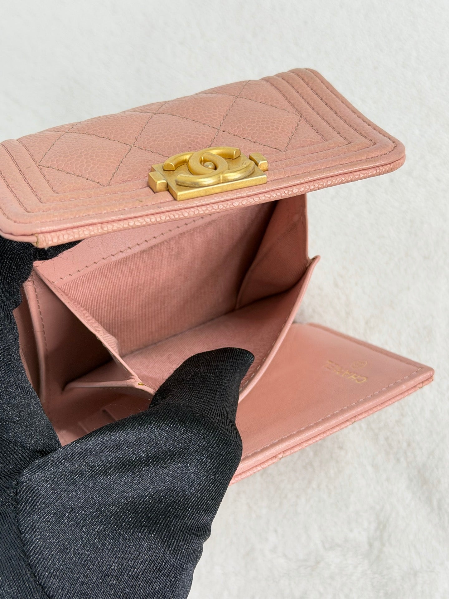 CHANEL Leboy Trifold Wallet