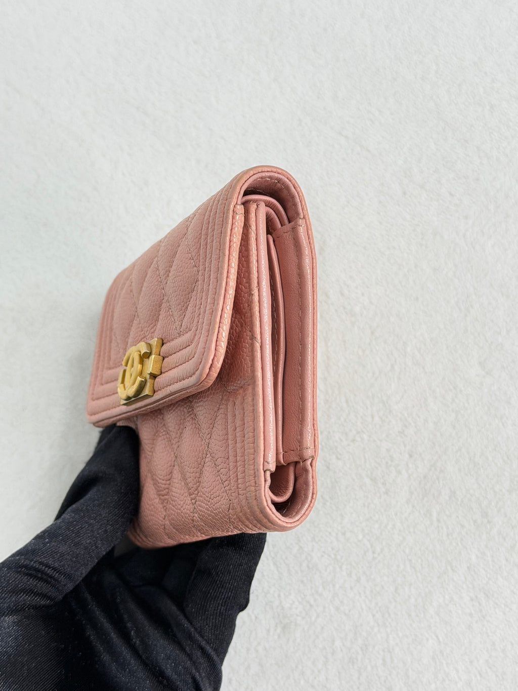 CHANEL Leboy Trifold Wallet