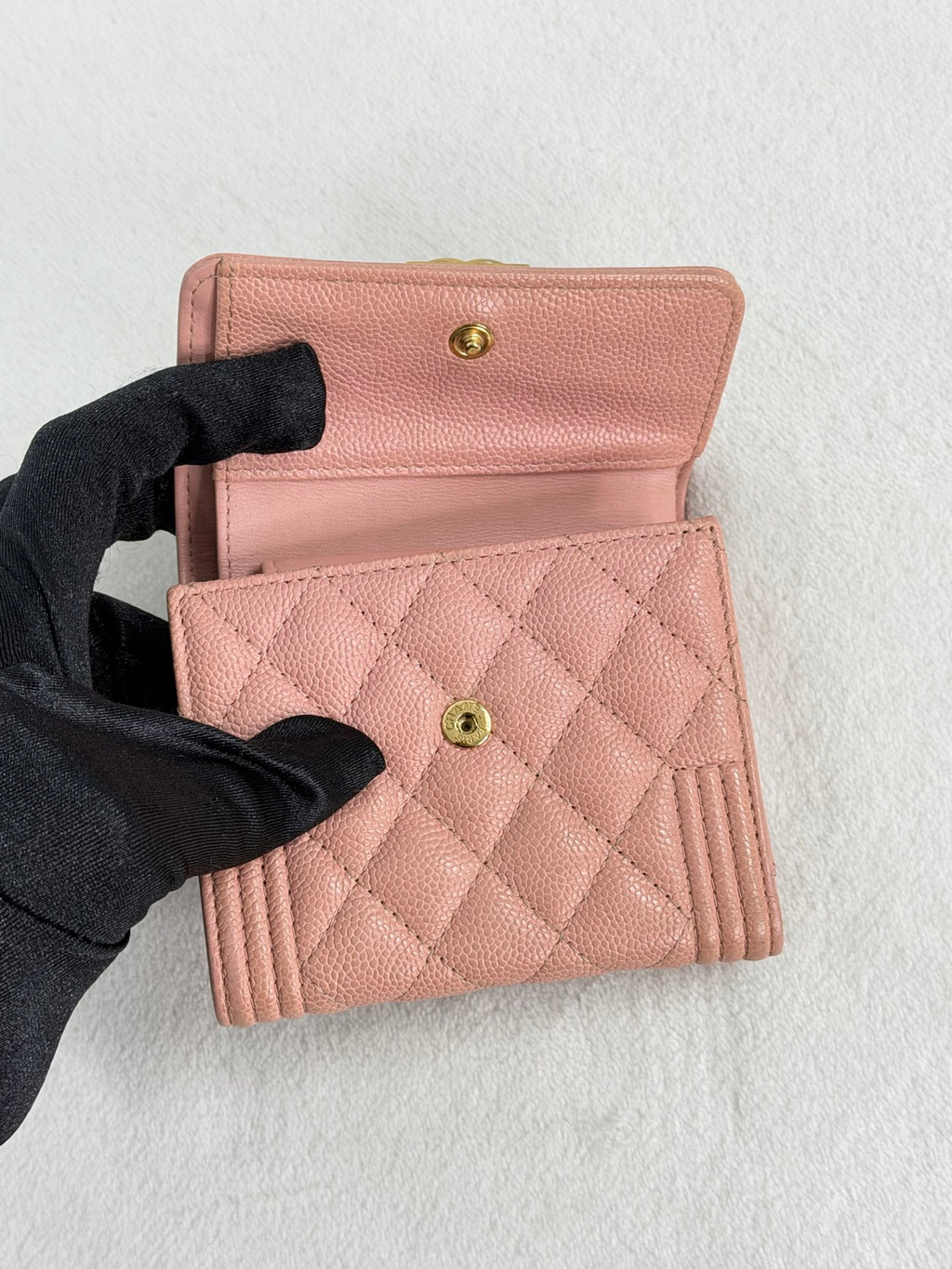 CHANEL Leboy Trifold Wallet