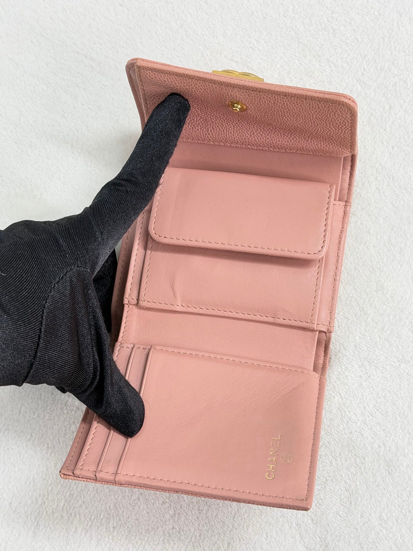 CHANEL Leboy Trifold Wallet