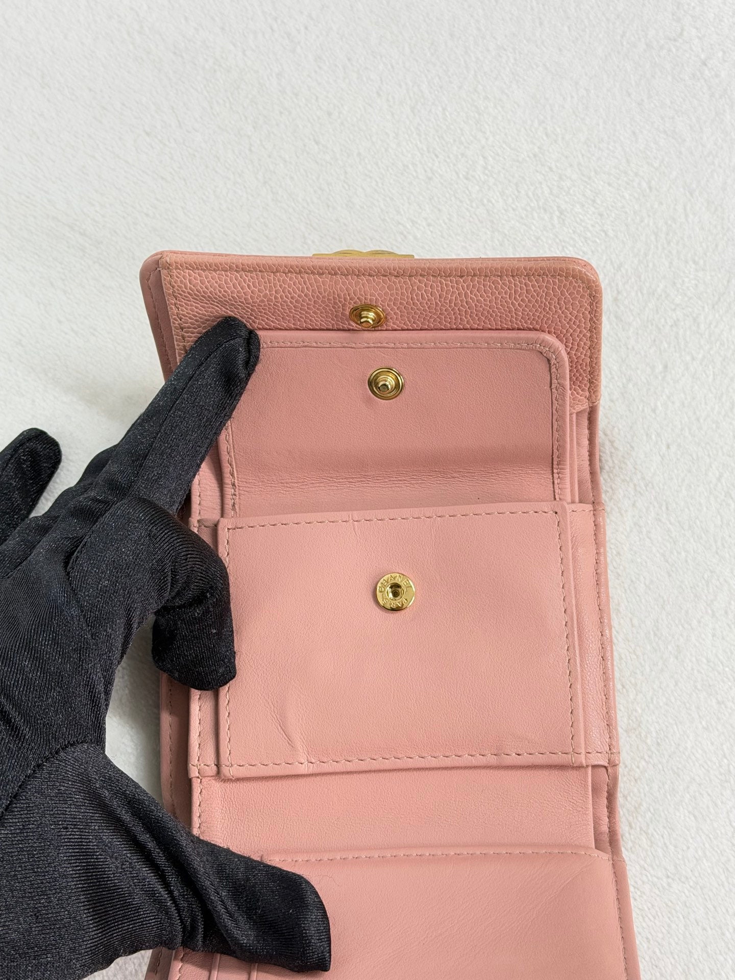 CHANEL Leboy Trifold Wallet