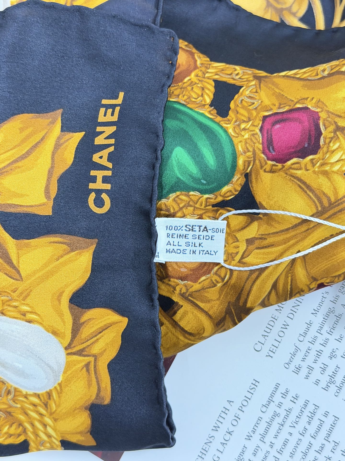 CHANEL Silk Scarf